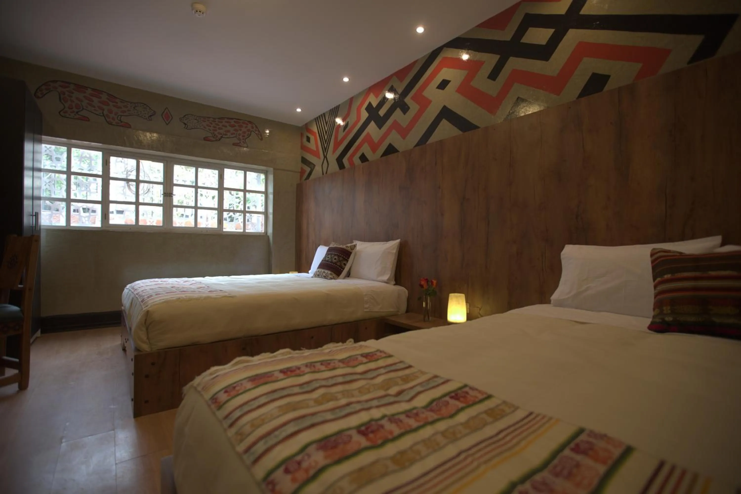 Bed in Chakana Hotel Boutique Mariscal