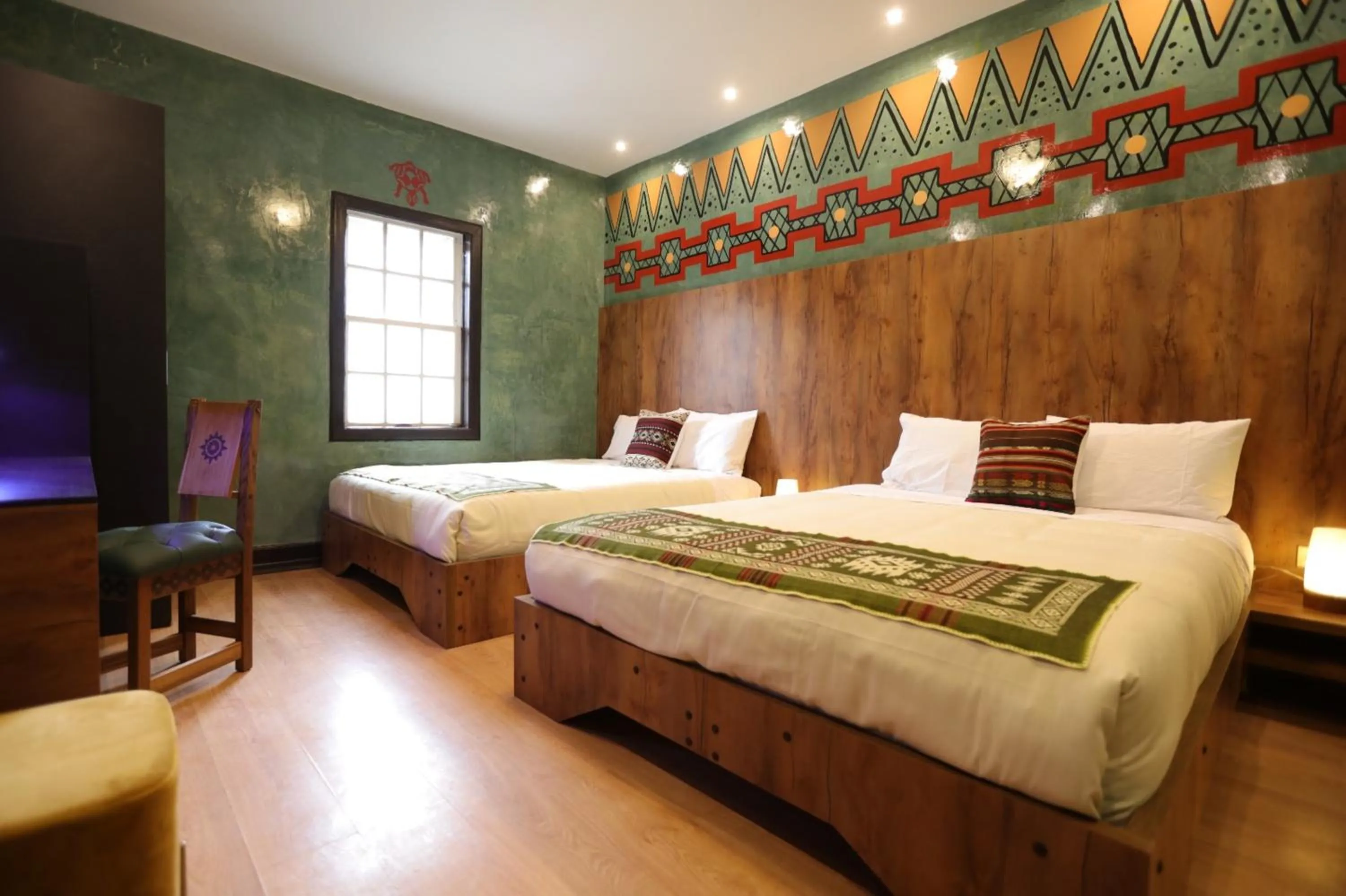 Bed in Chakana Hotel Boutique Mariscal