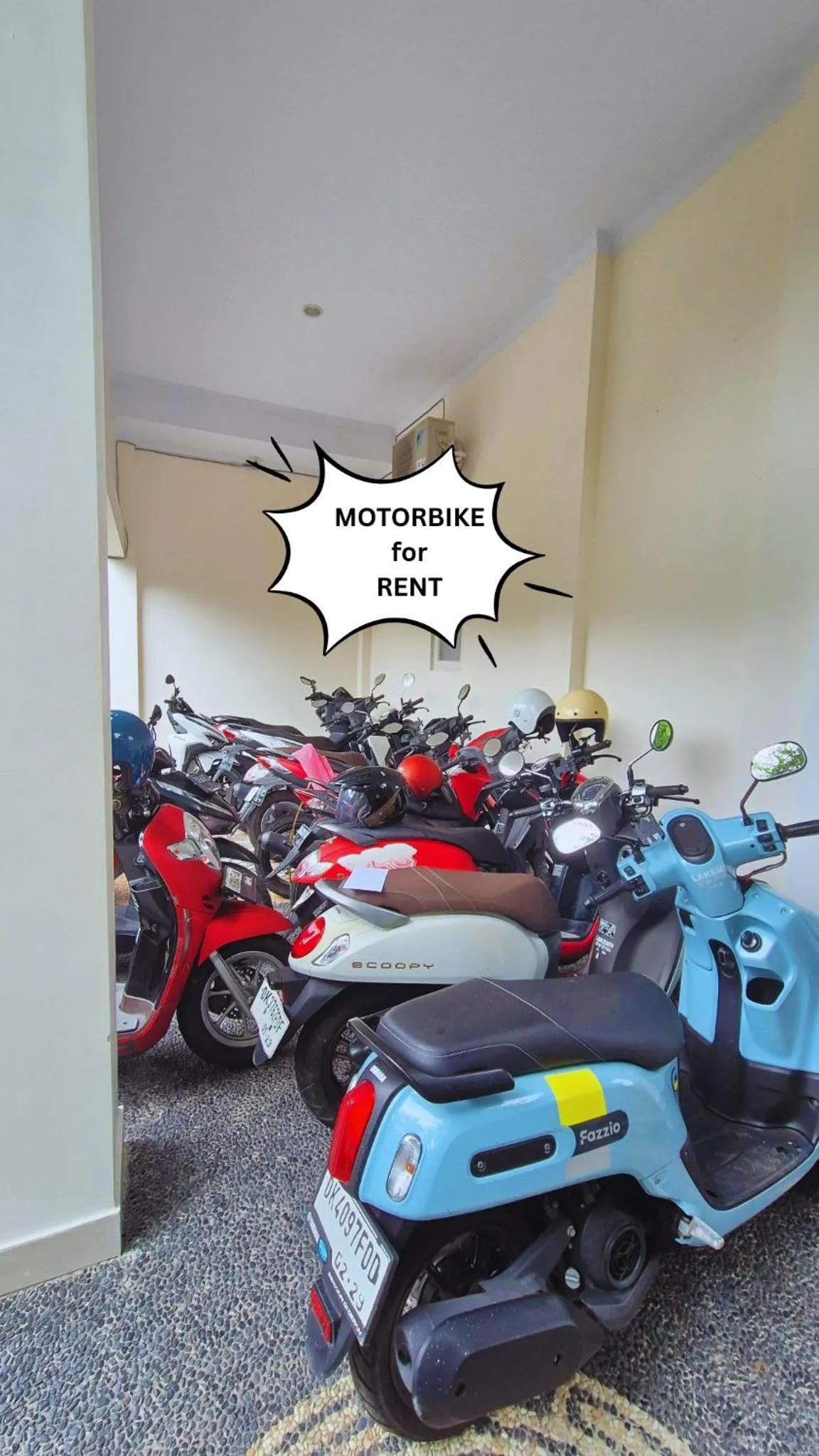 Parking in Laksmi Guest House