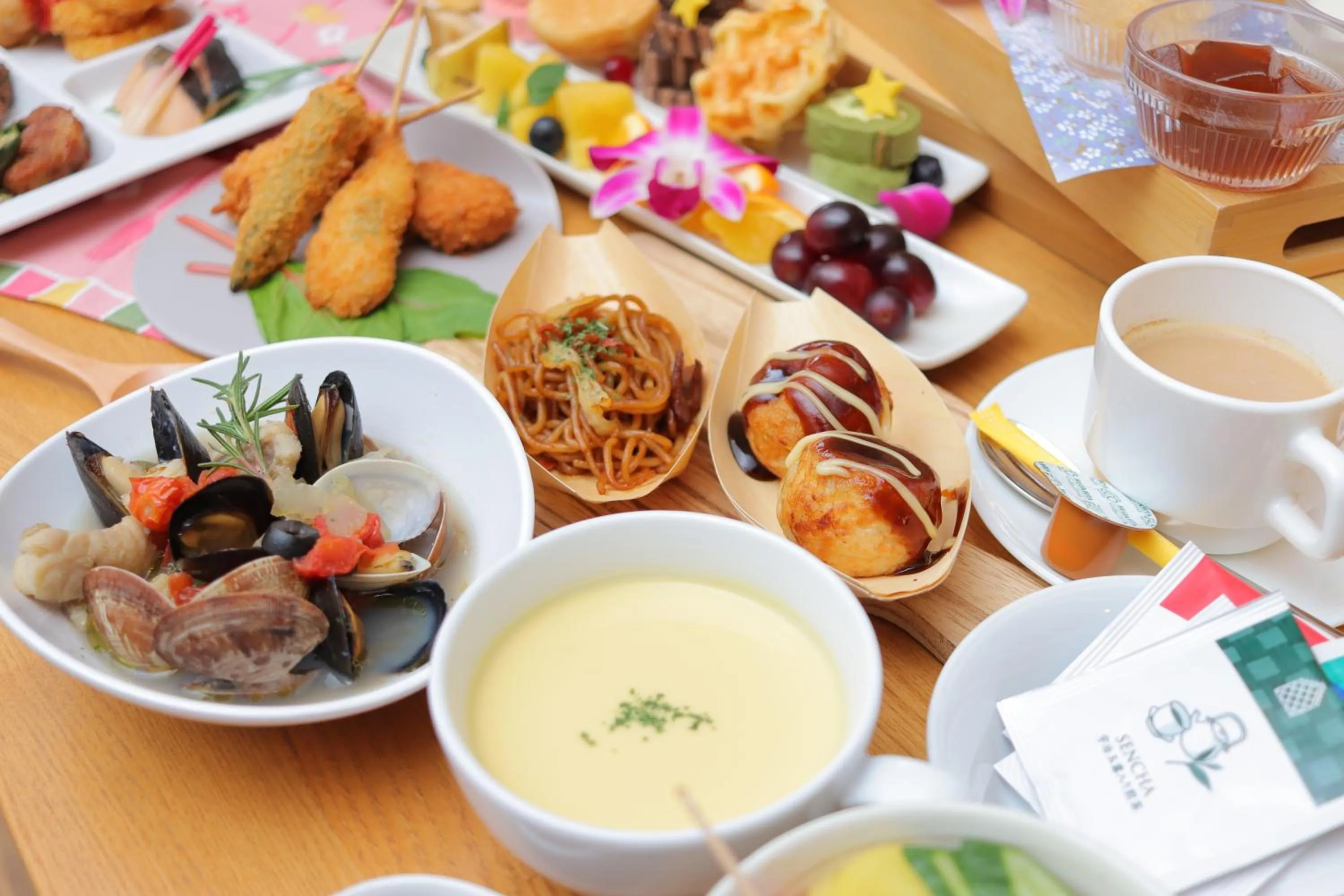 Breakfast in Hiyori Hotel Osaka Namba Station