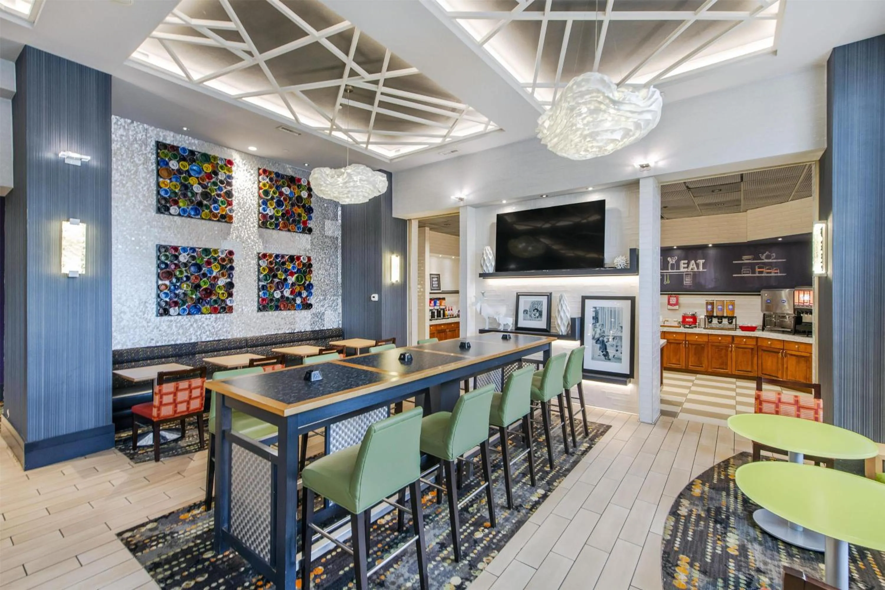 Lobby or reception in Hampton Inn & Suites Raleigh-Durham Airport-Brier Creek