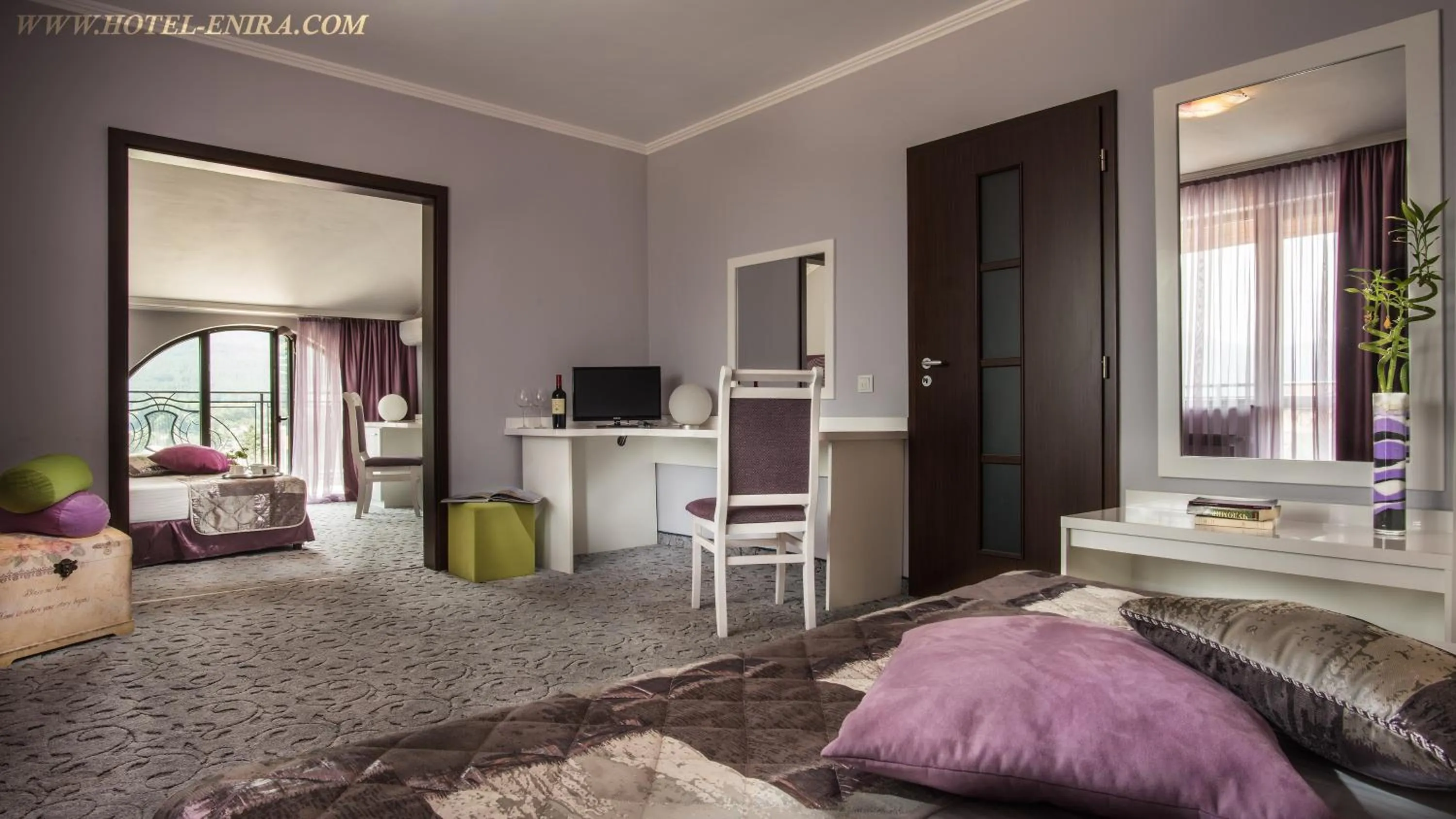 Text overlay in Enira Spa Hotel