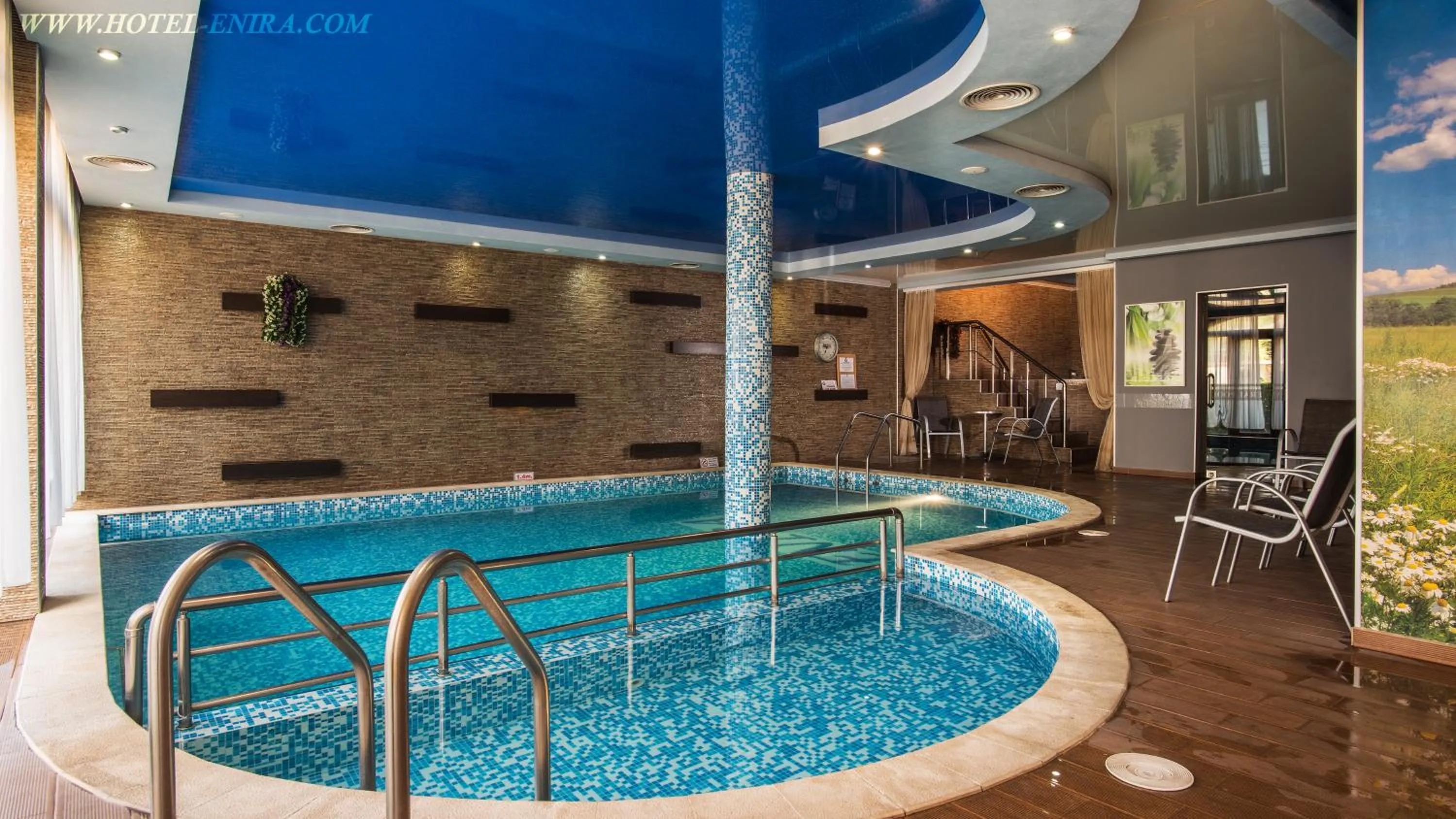 Text overlay in Enira Spa Hotel