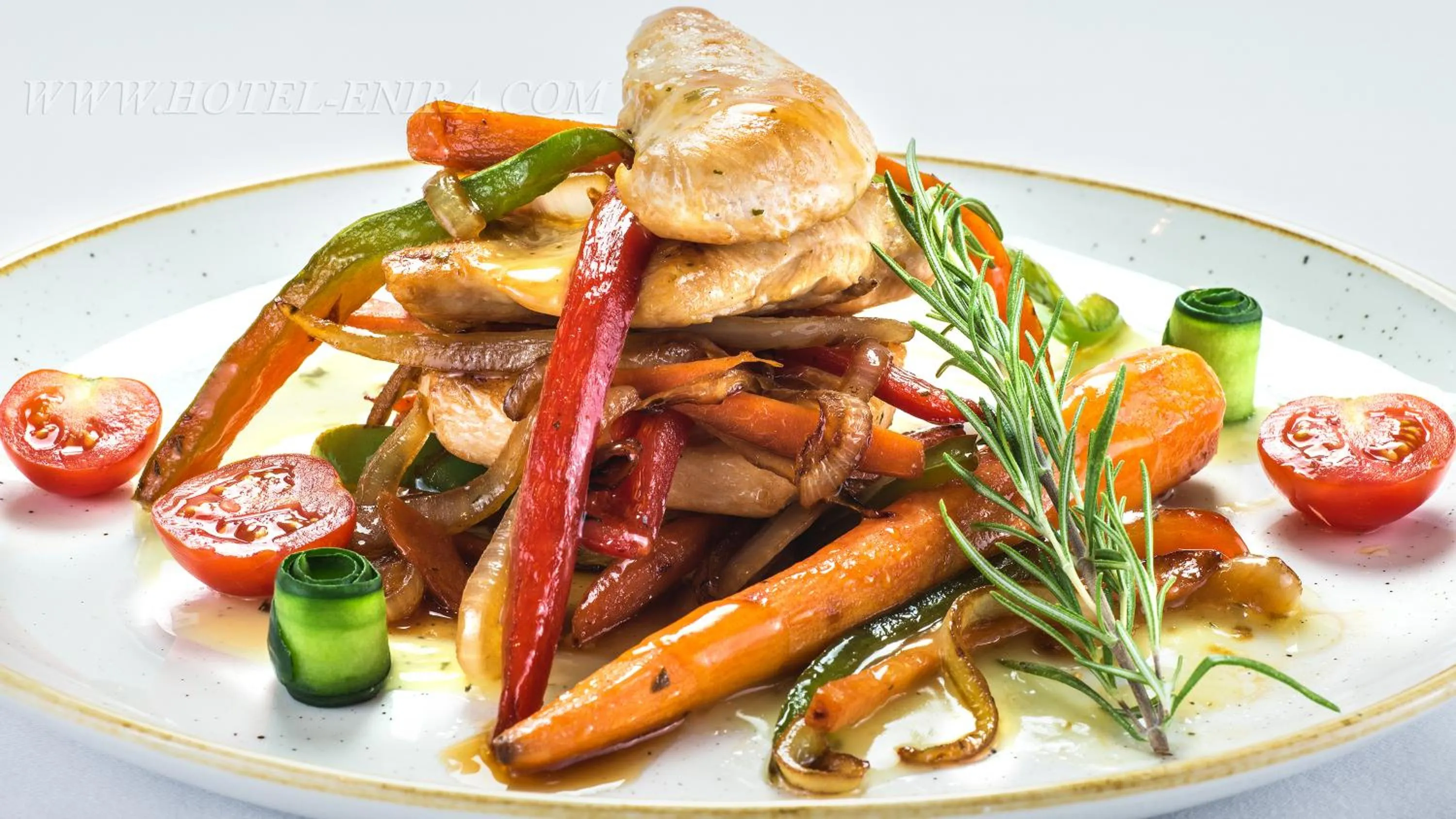 Food close-up in Enira Spa Hotel