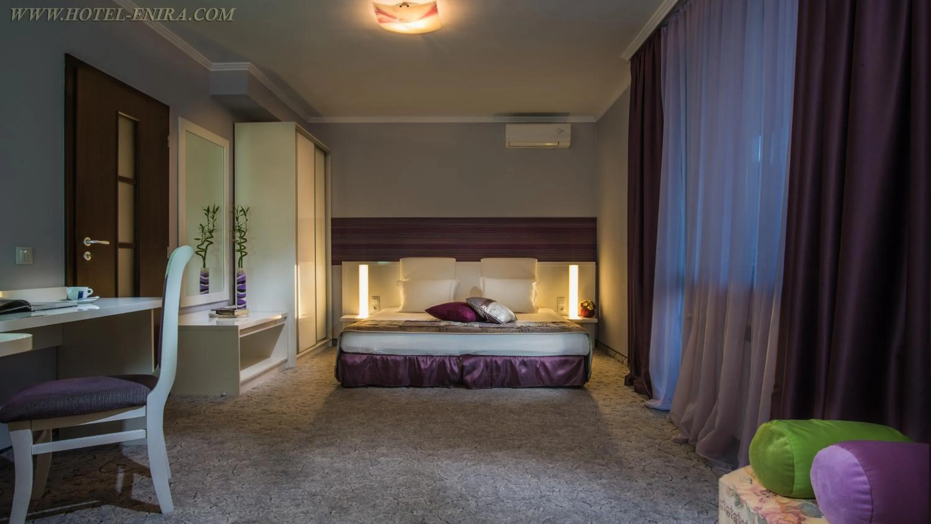 Text overlay in Enira Spa Hotel