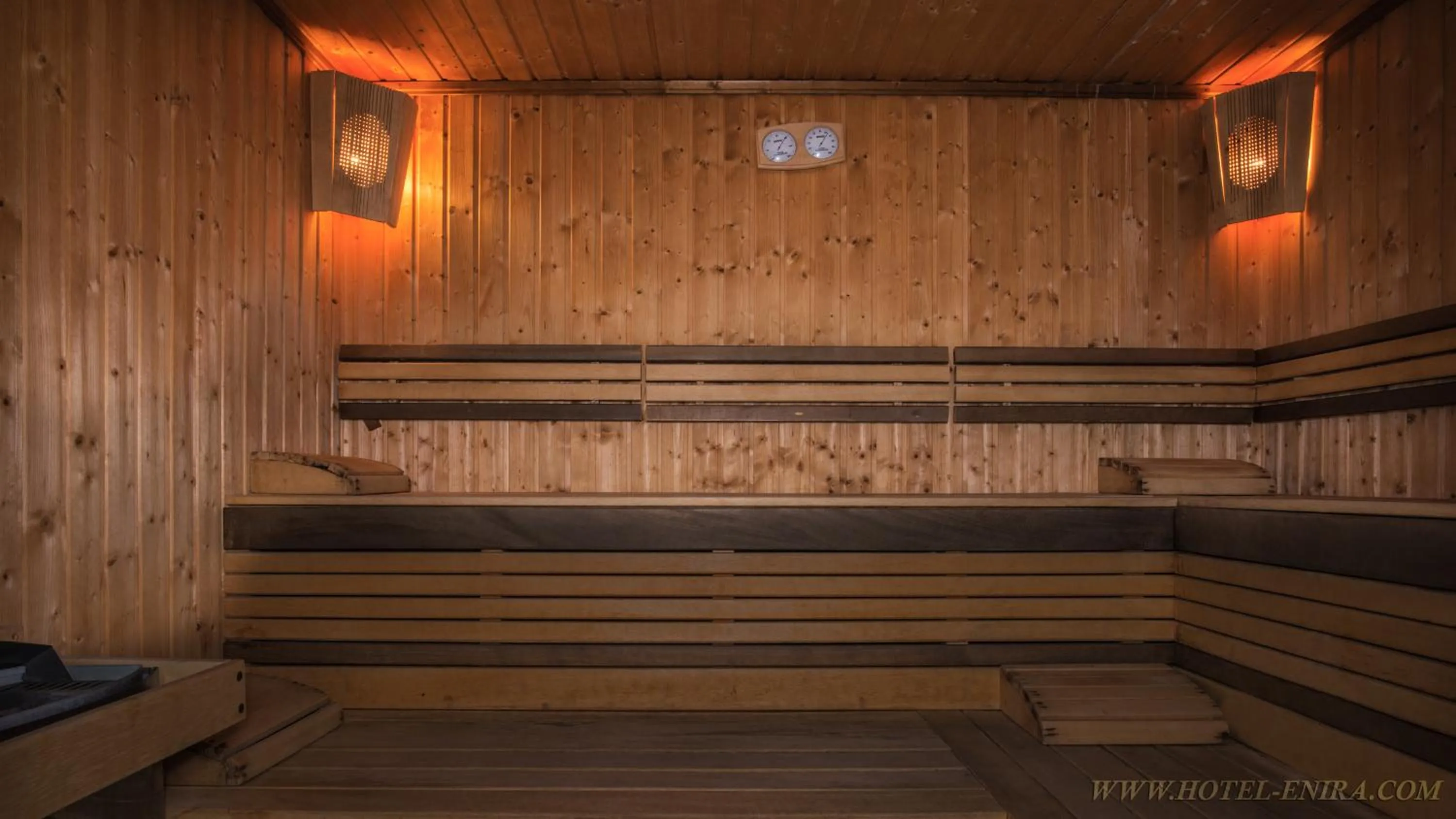 Sauna in Enira Spa Hotel
