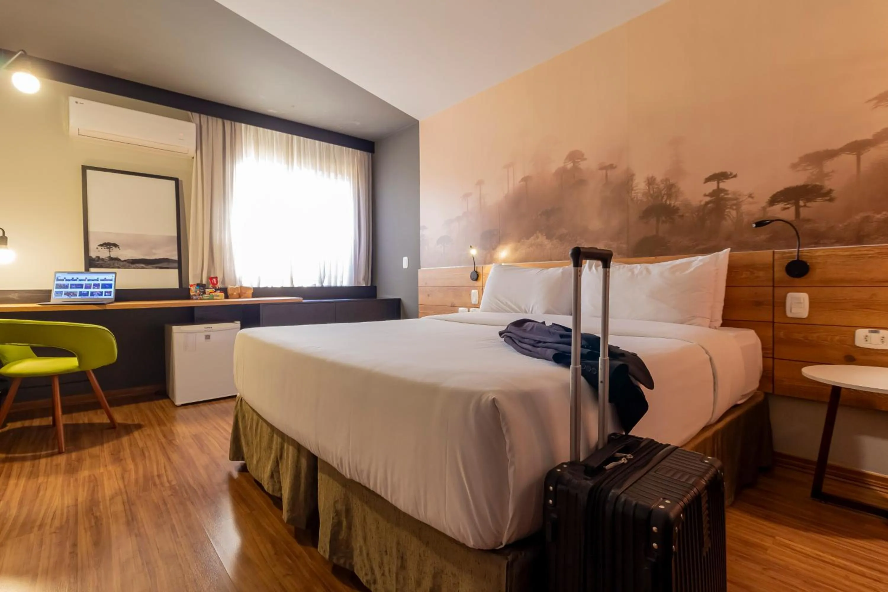 Bedroom, Bed in Hotel Cassino Tower Curitiba Aeroporto By Nacional Inn