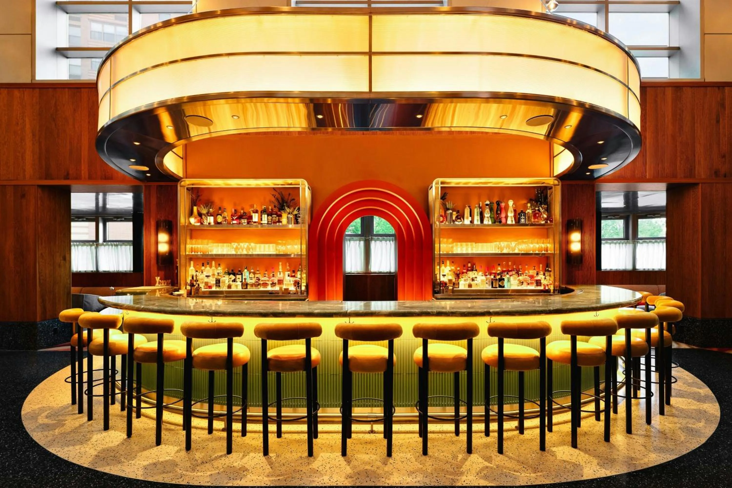 Living room in W Hoboken