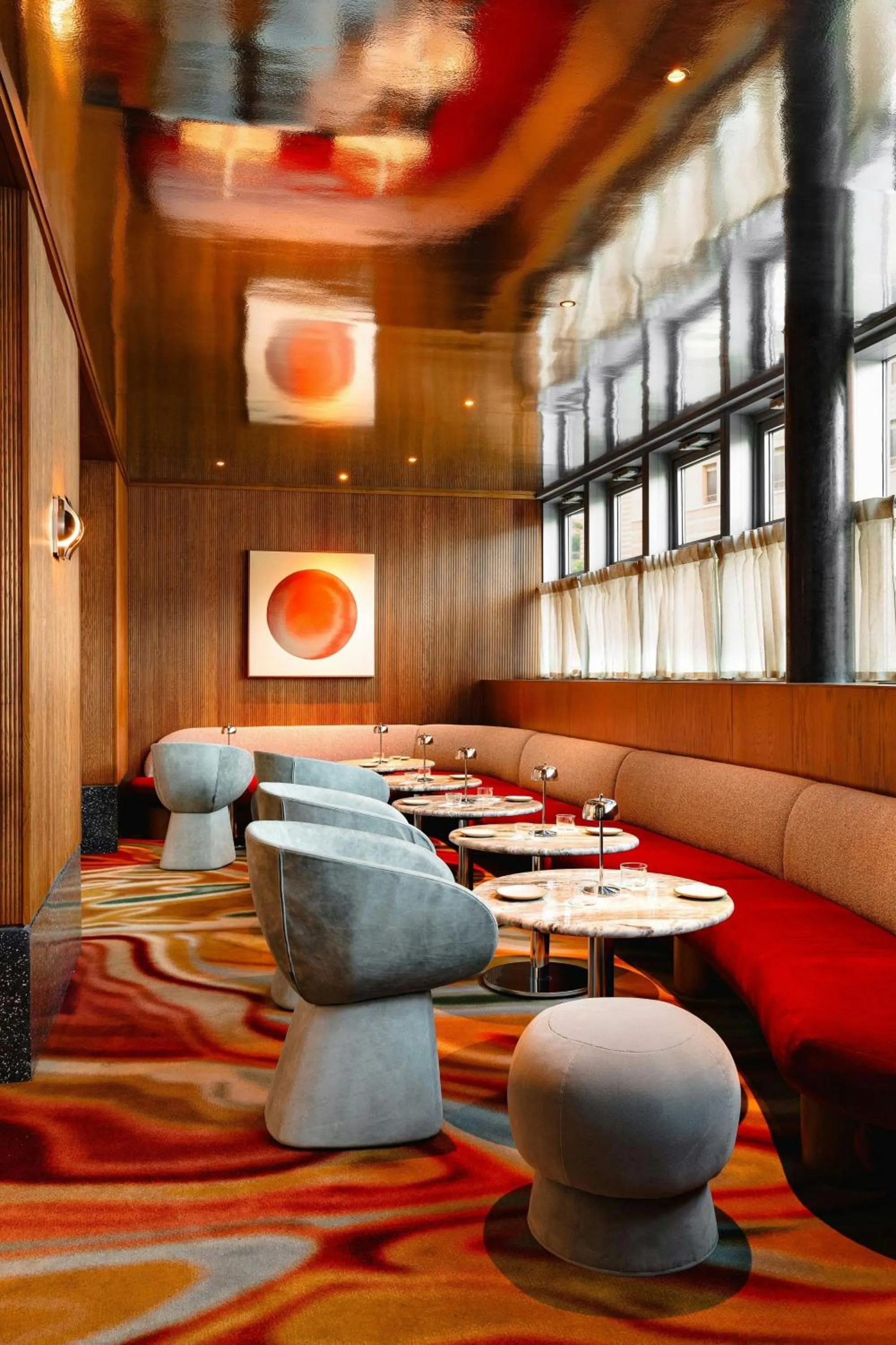 Living room in W Hoboken