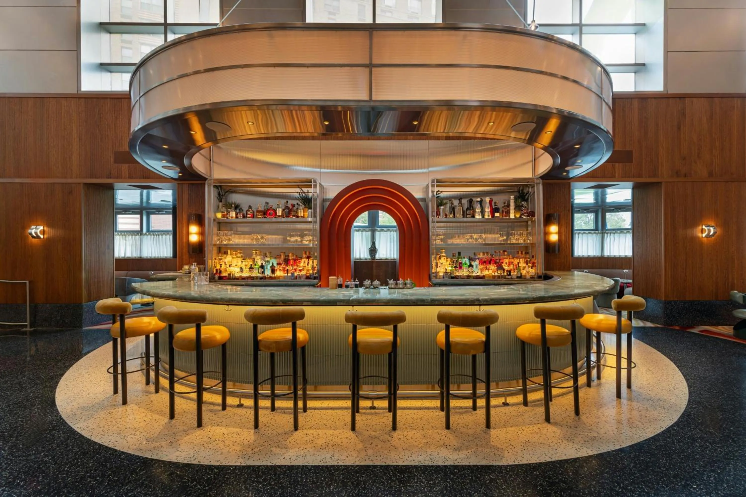 Living room in W Hoboken