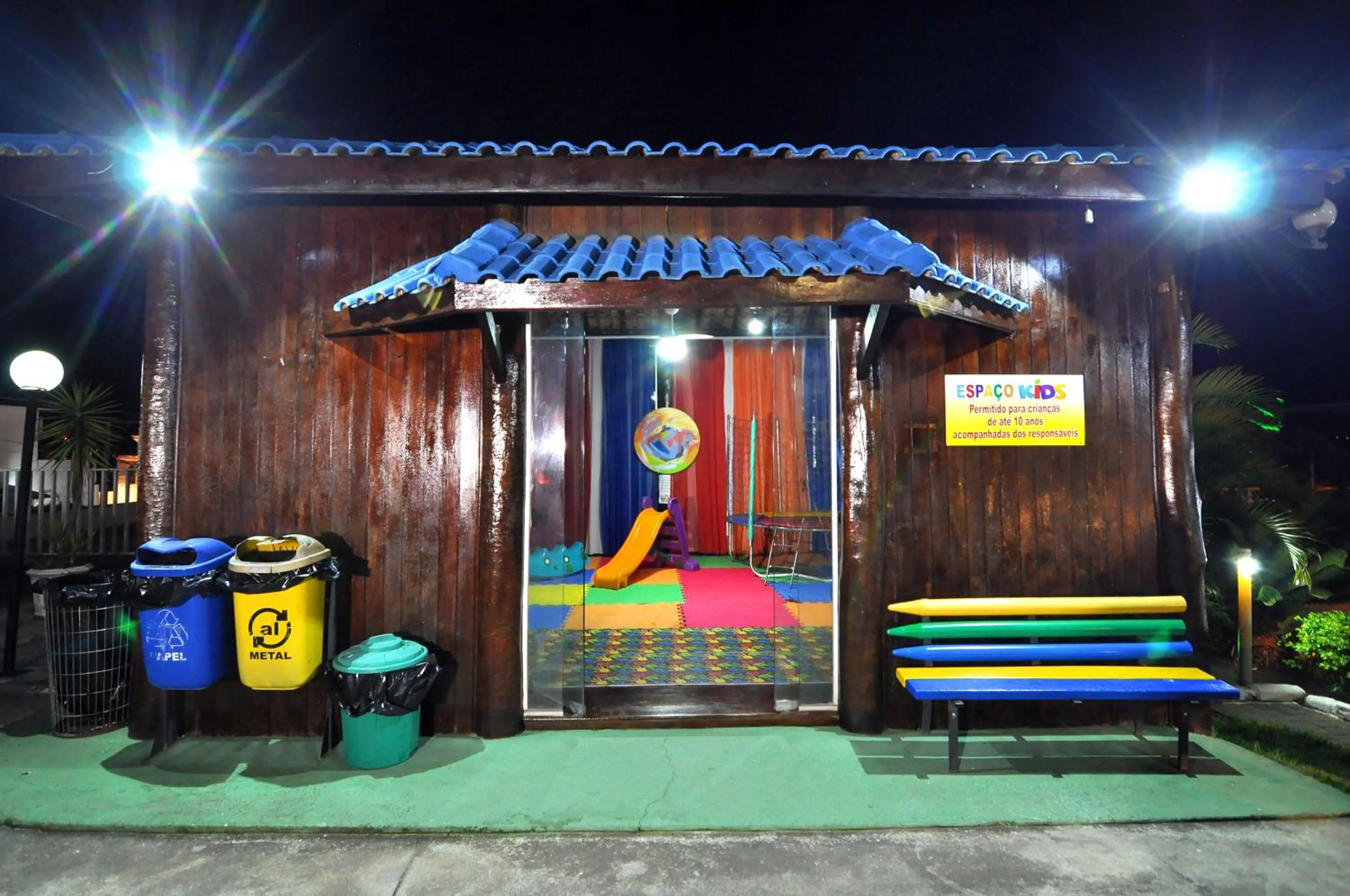 Children play ground in Hotel Porto dos Milagres