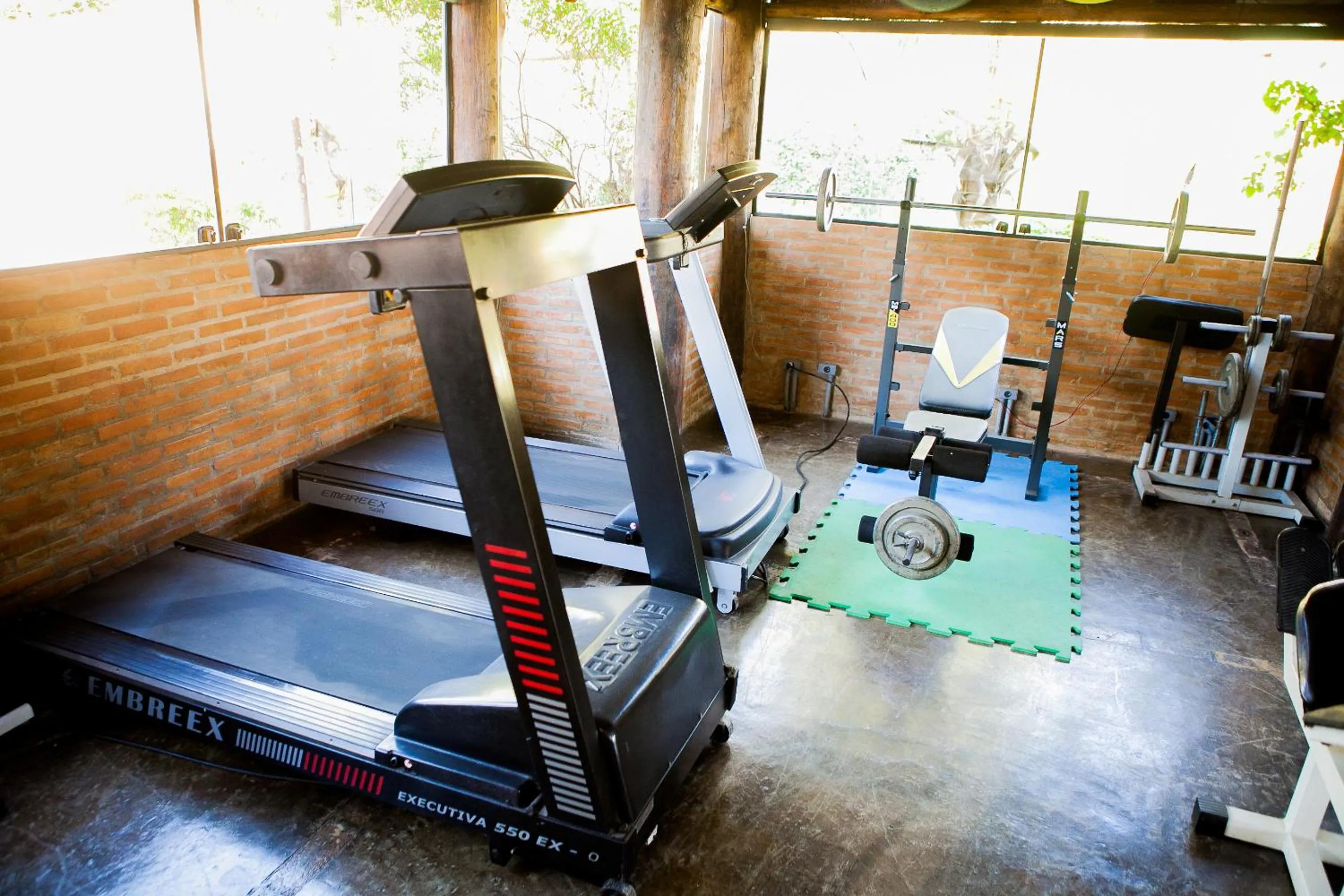Fitness centre/facilities in Hotel Porto dos Milagres