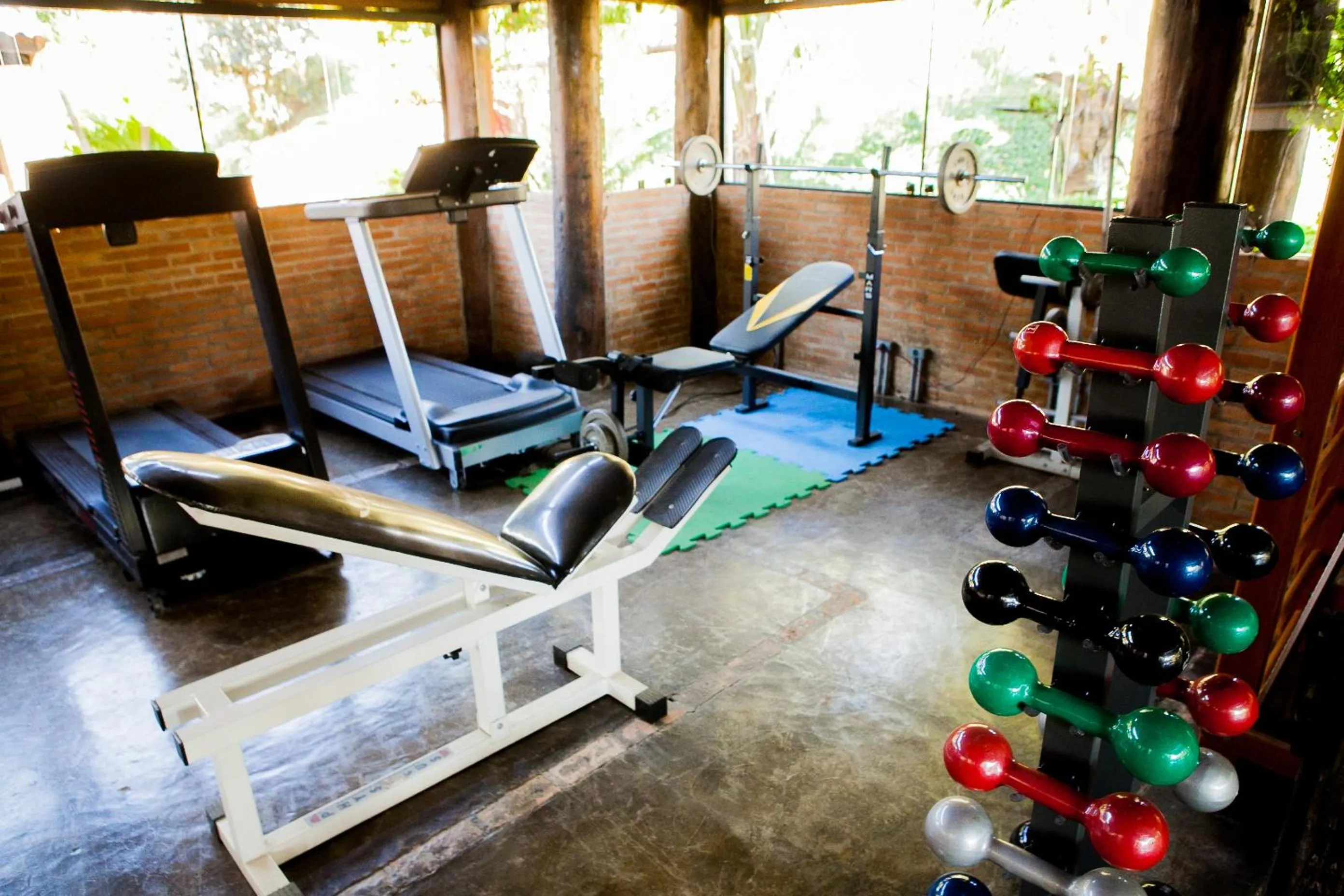 Fitness centre/facilities in Hotel Porto dos Milagres