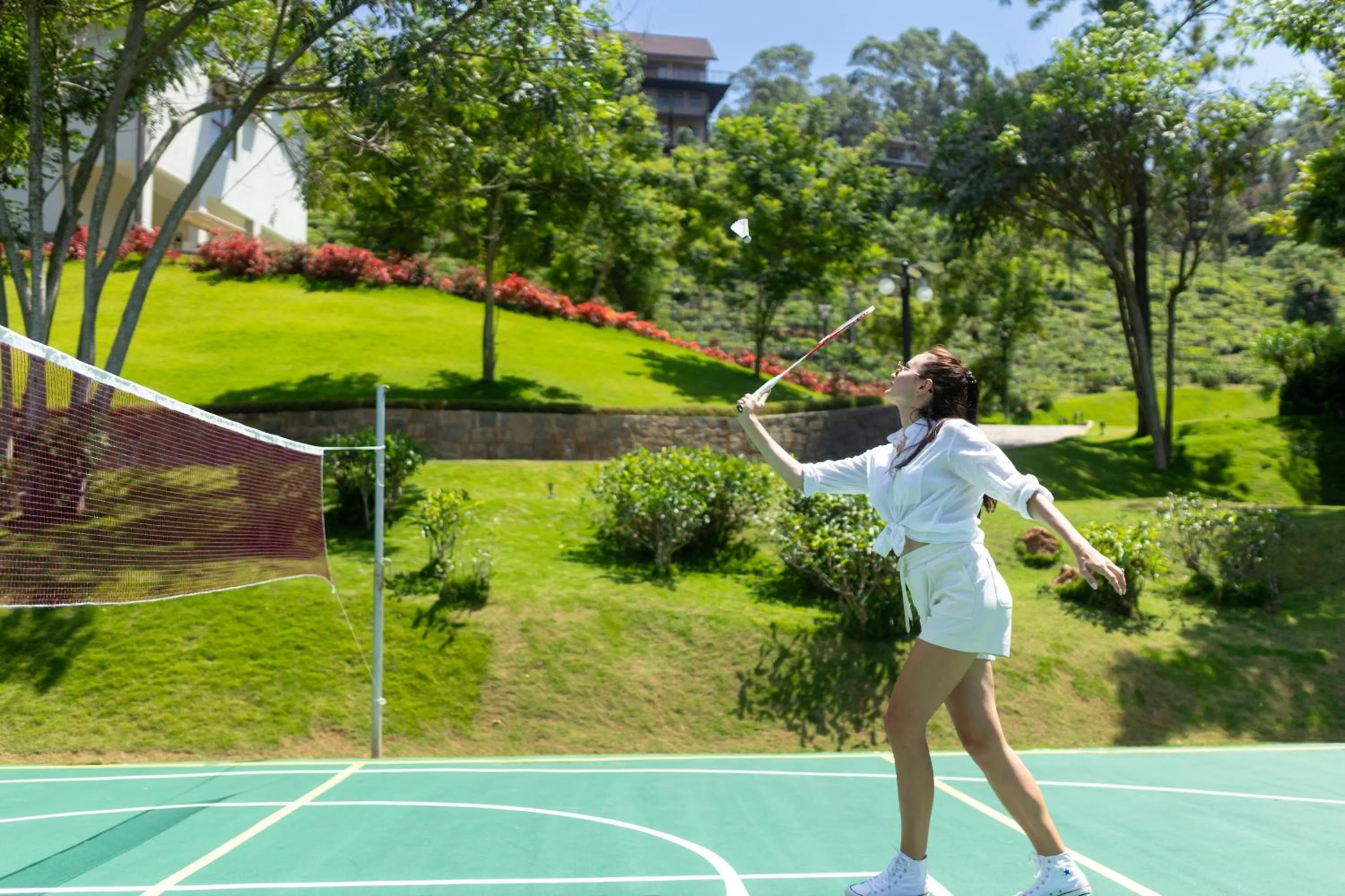 Tennis court in Anasa Wellness Resort