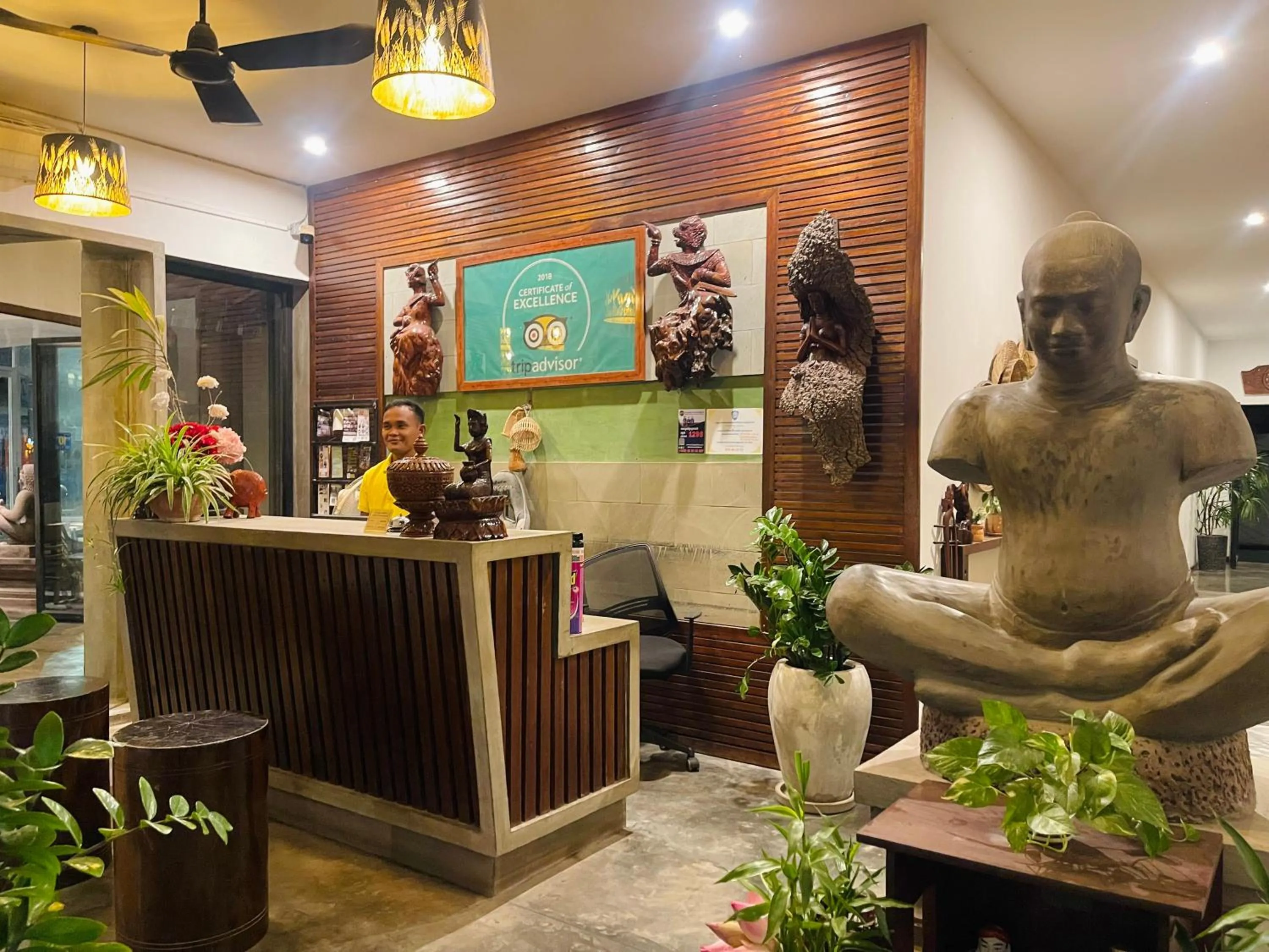 Lobby or reception in Chhouy Vathna Angkor Boutique
