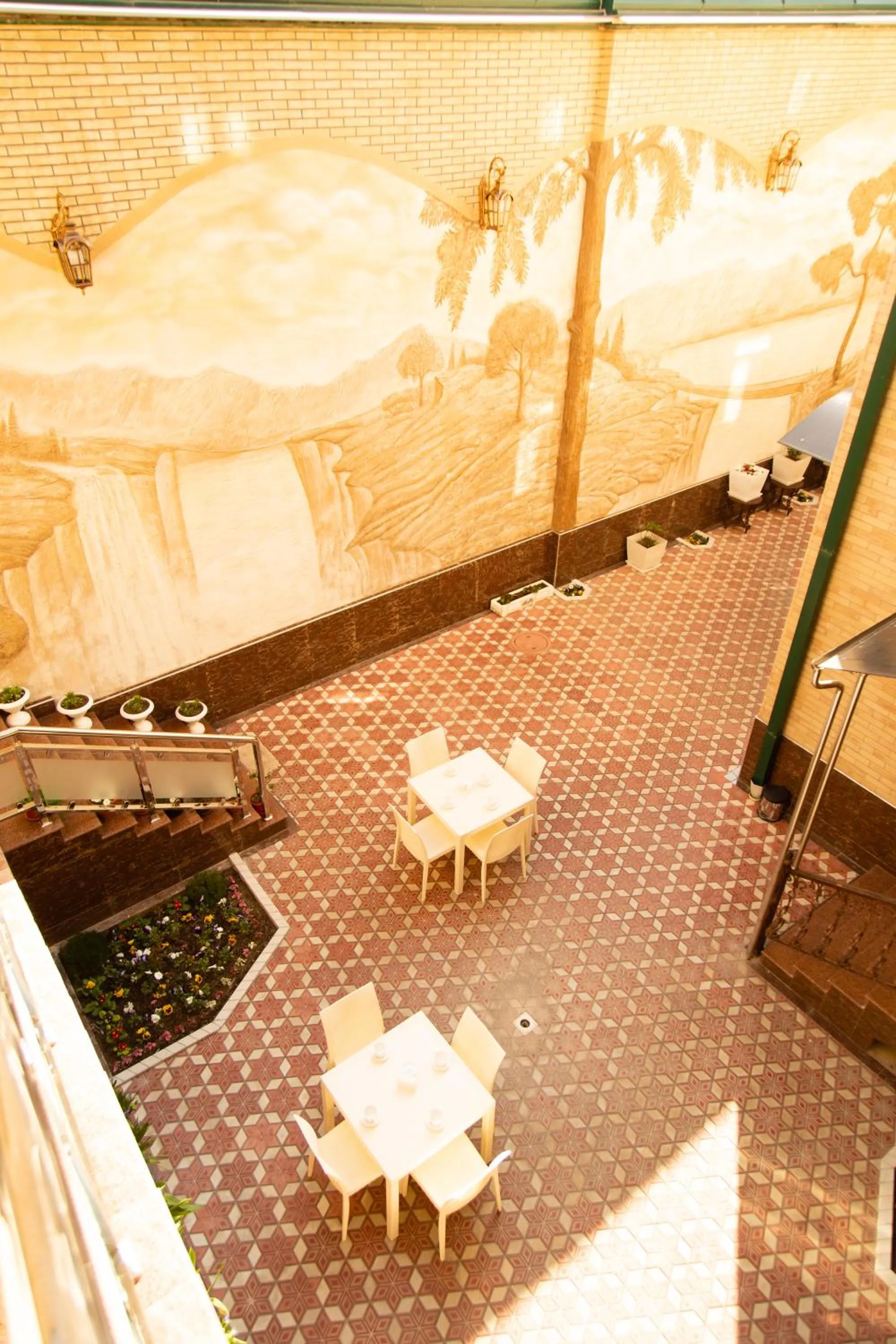 Inner courtyard view in Cinzano Complex