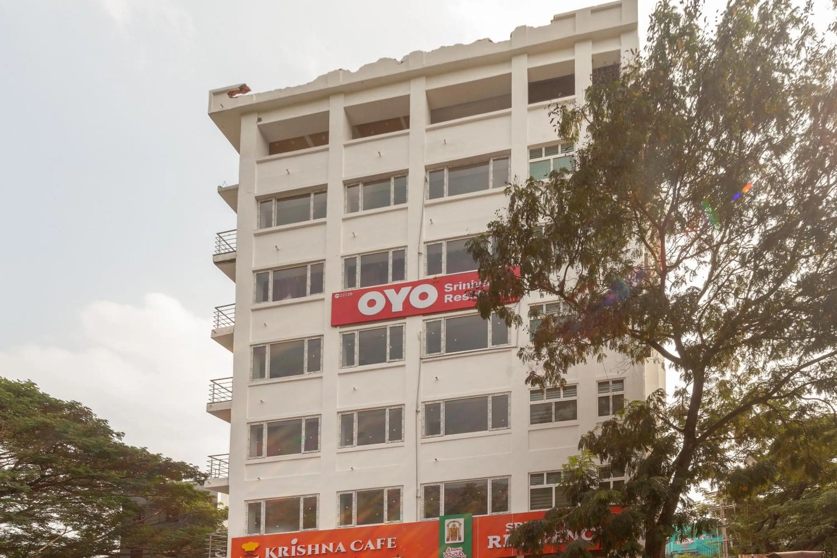 Facade/entrance in Capital O Srinivasa Residency