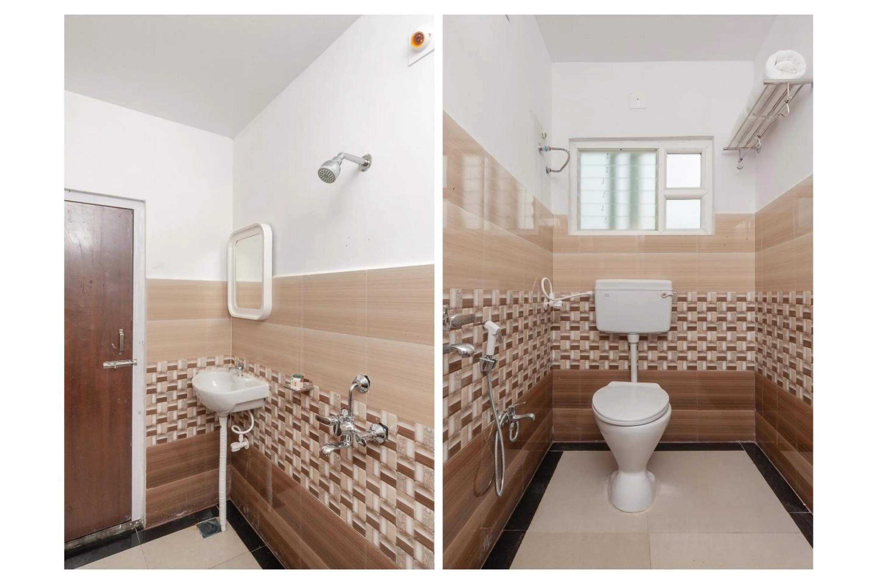 Bathroom in Capital O Srinivasa Residency
