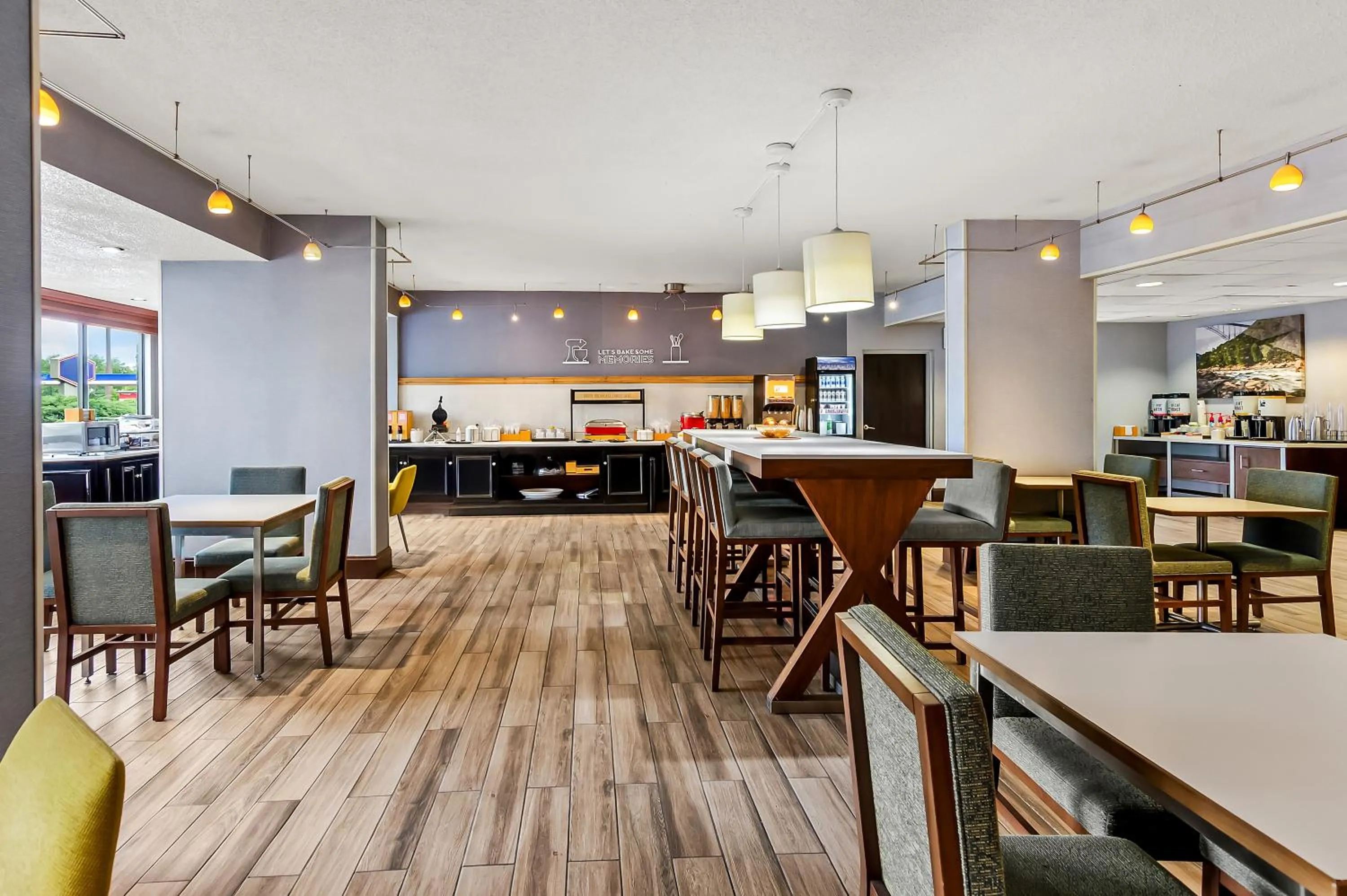 Breakfast in Hampton Inn Princeton