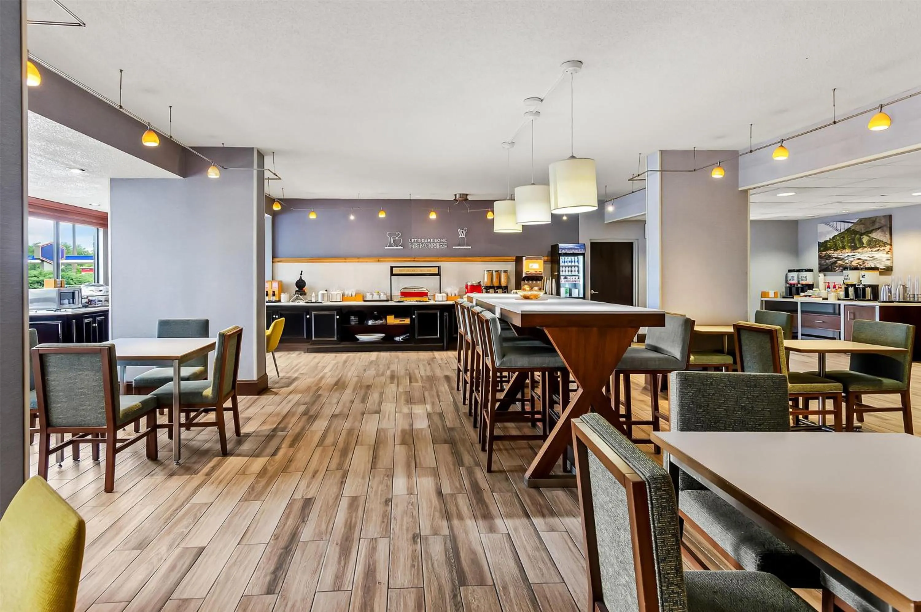 Breakfast in Hampton Inn Princeton