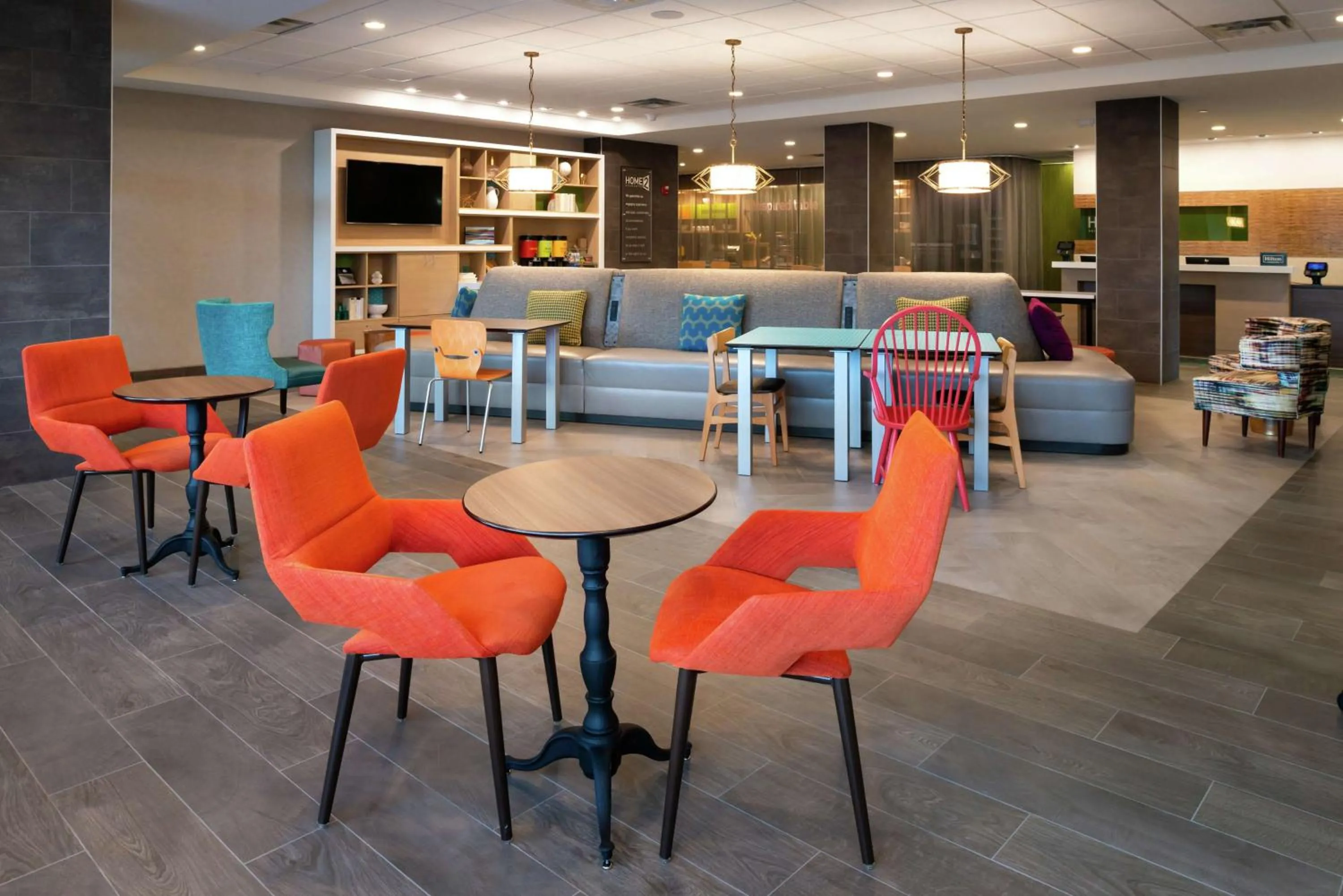 Lobby or reception in Home2 Suites By Hilton New Albany Columbus