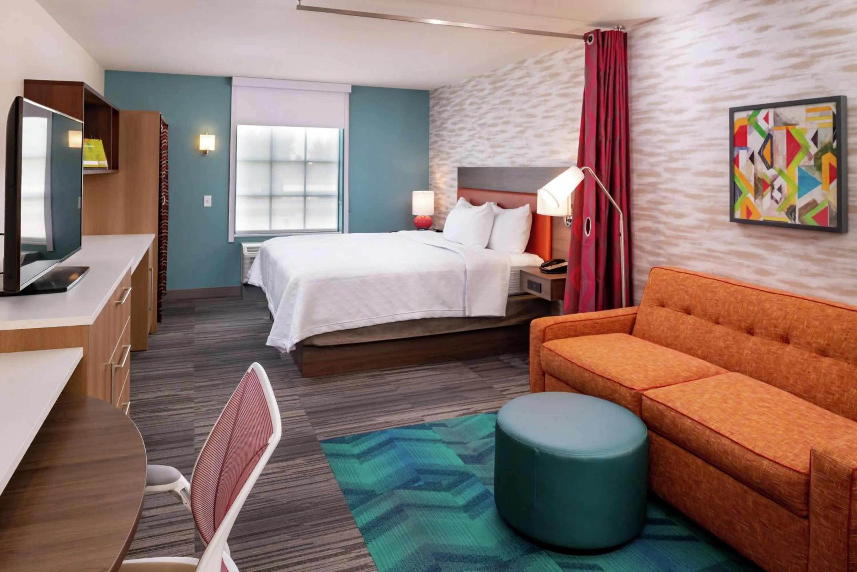 Bedroom, Bed in Home2 Suites By Hilton New Albany Columbus