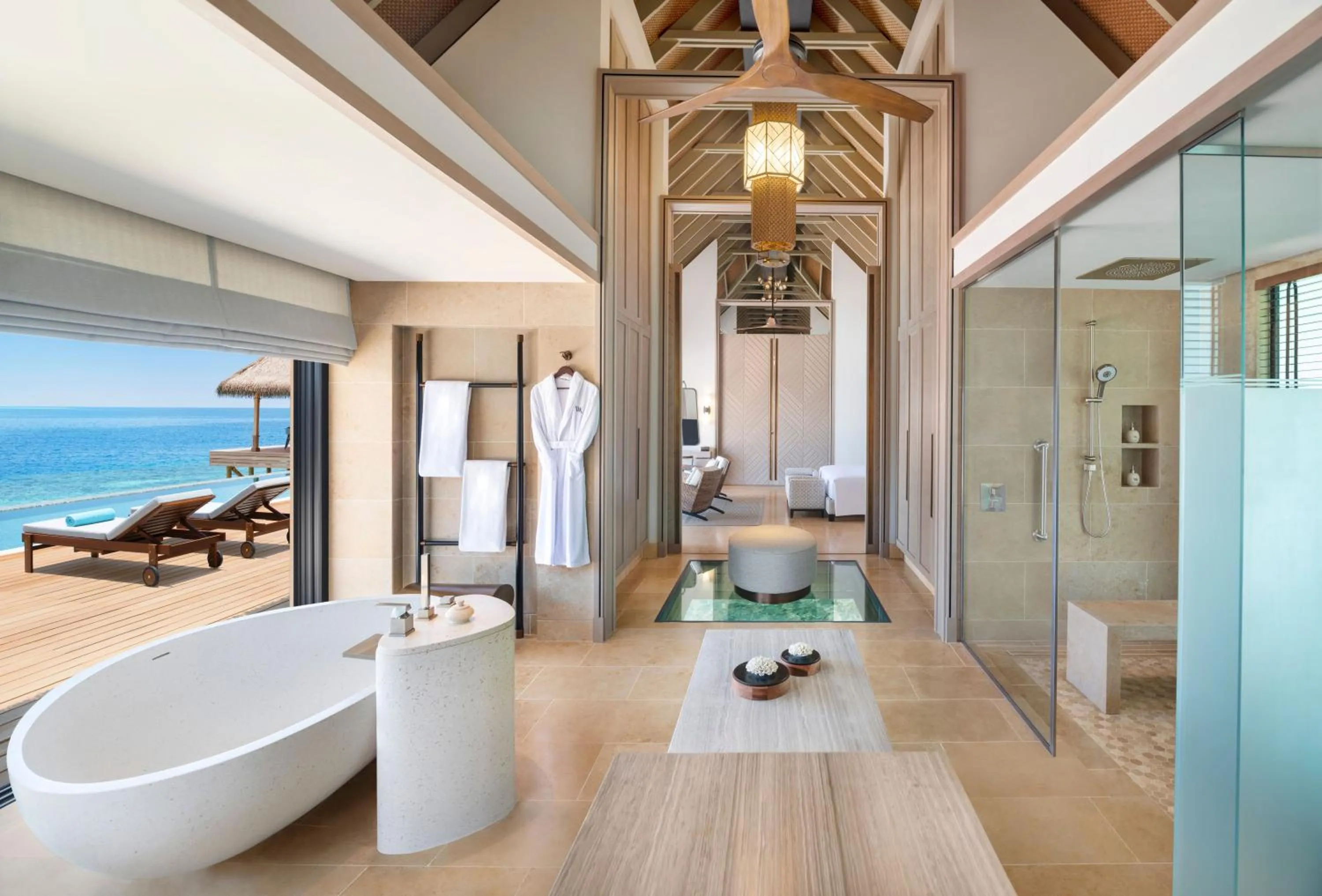 Bathroom in Waldorf Astoria Maldives Ithaafushi
