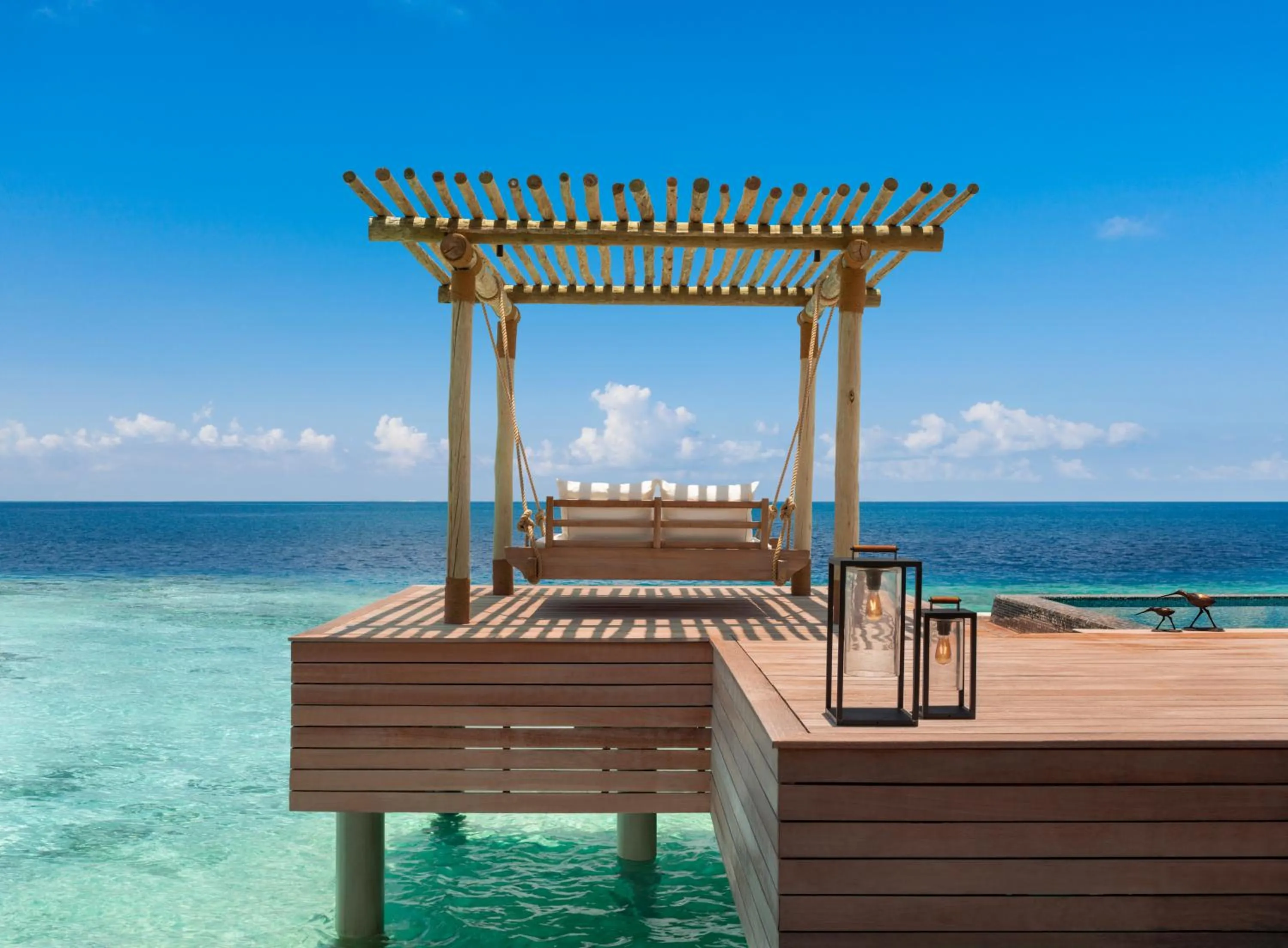 Sea view in Waldorf Astoria Maldives Ithaafushi