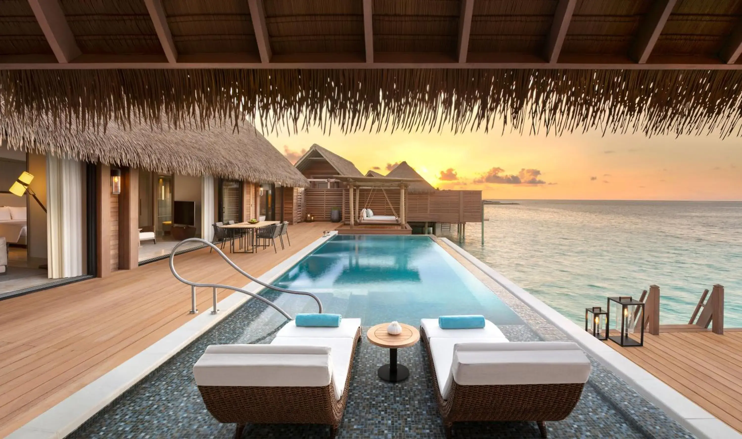 Grand Overwater Villa with Pool in Waldorf Astoria Maldives Ithaafushi Grand Overwater Villa with Pool in Waldorf Astoria Maldives Ithaafushi
