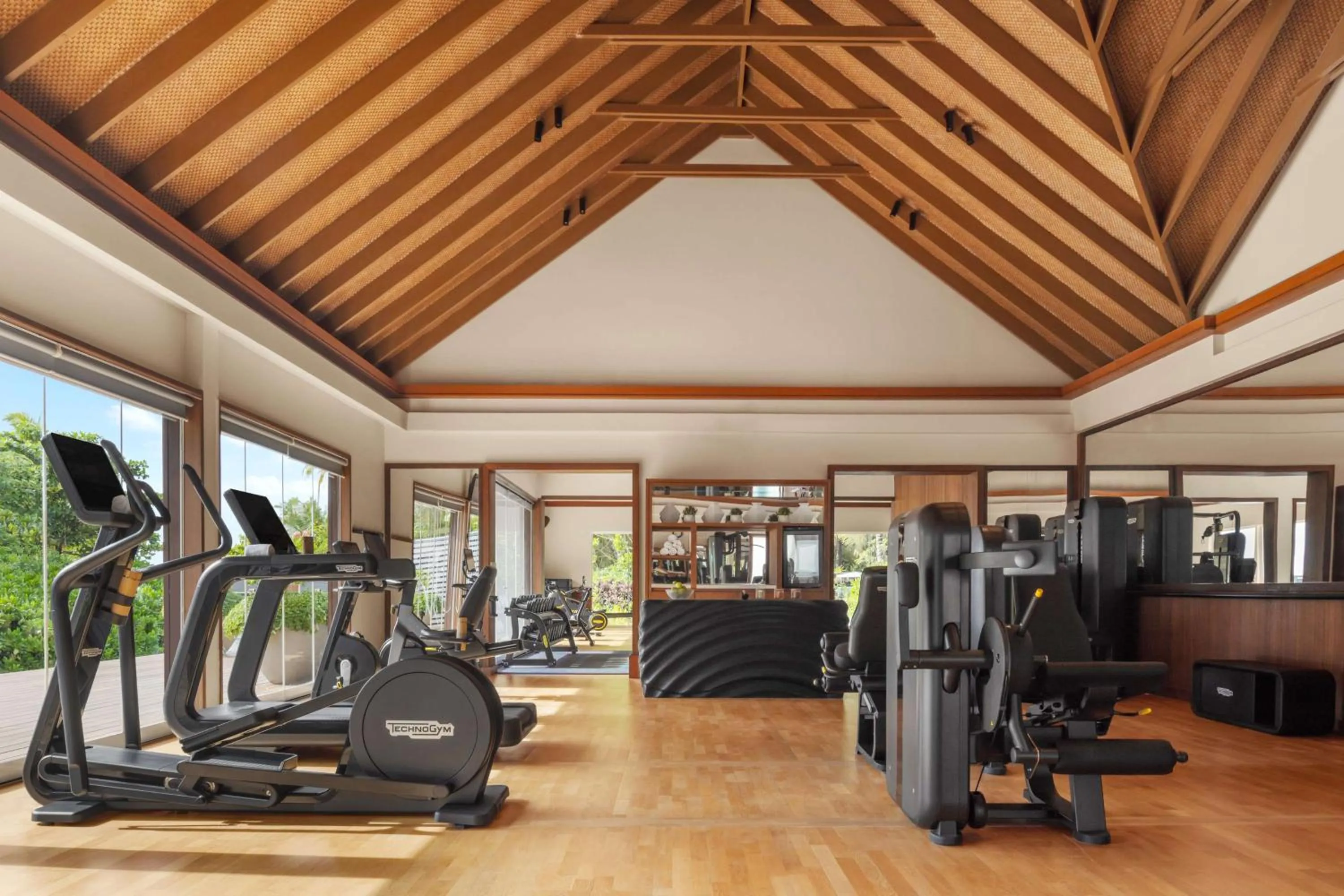 Fitness centre/facilities in Waldorf Astoria Maldives Ithaafushi