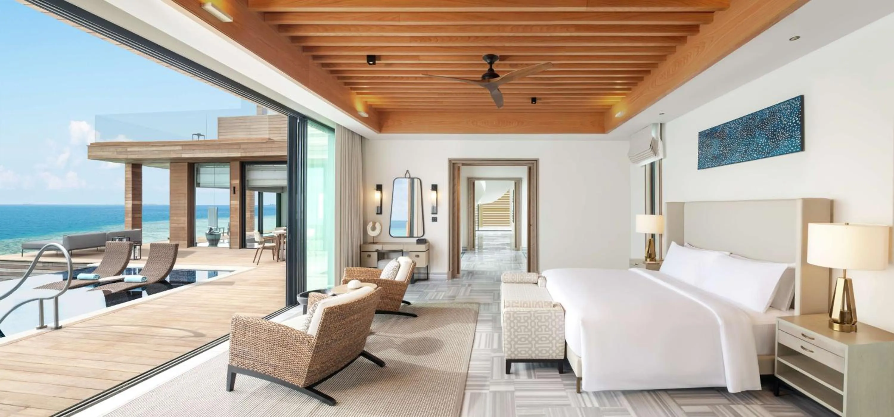 Ocean Villa with Pool in Waldorf Astoria Maldives Ithaafushi