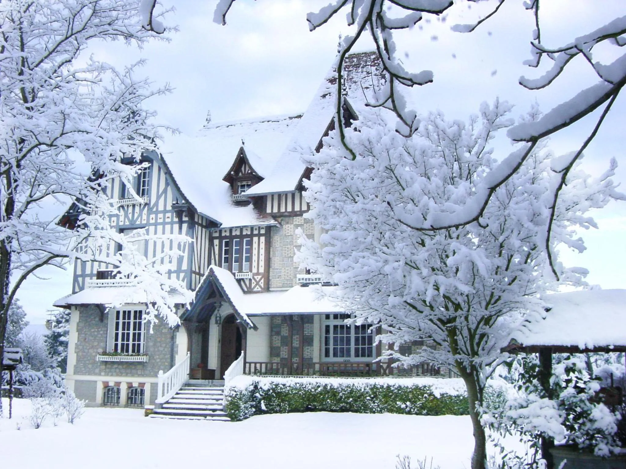 Natural landscape in Le Clos des Pommiers
