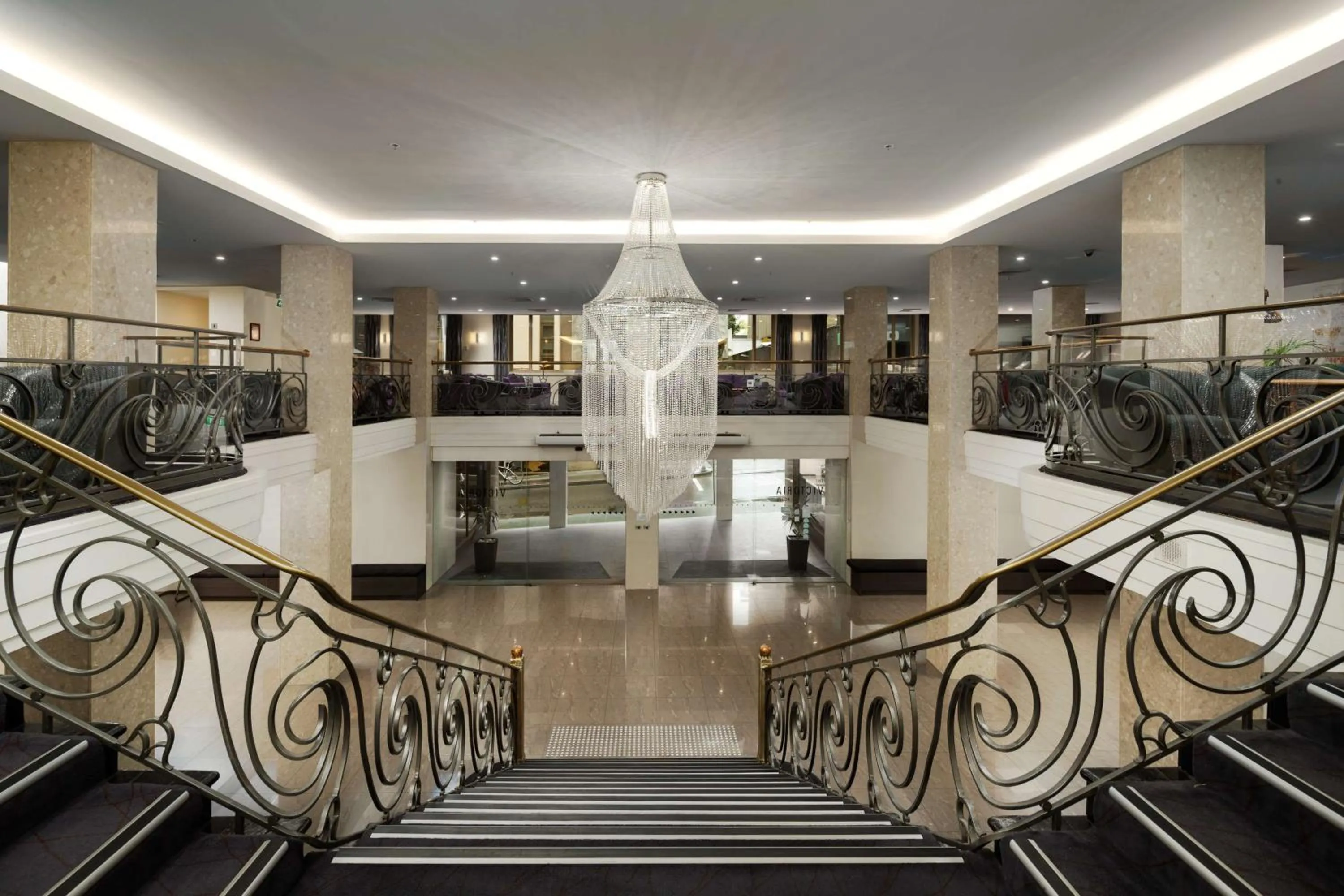 Lobby or reception in The Victoria Hotel