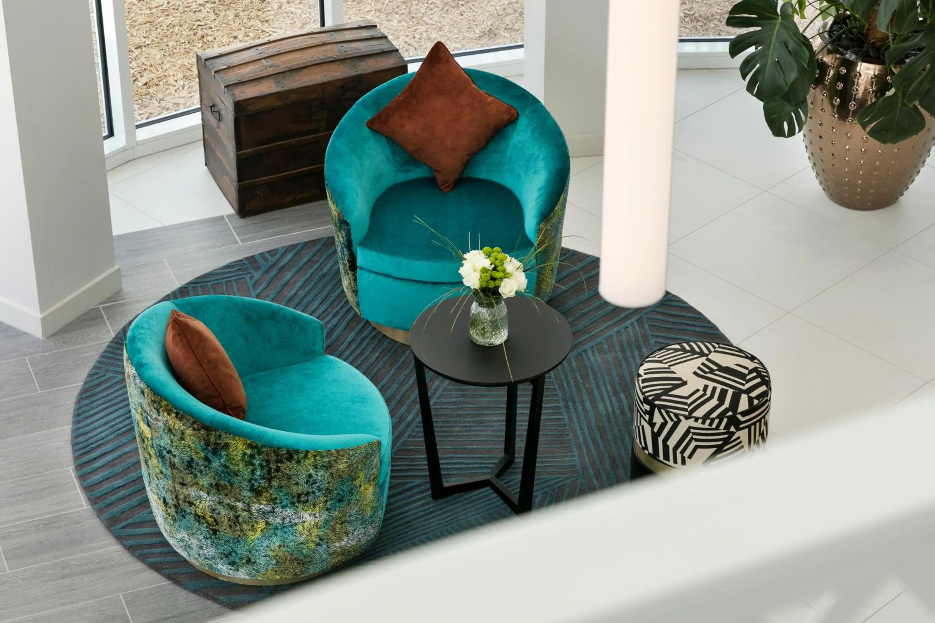 Seating area in Citadines Confluent Nantes