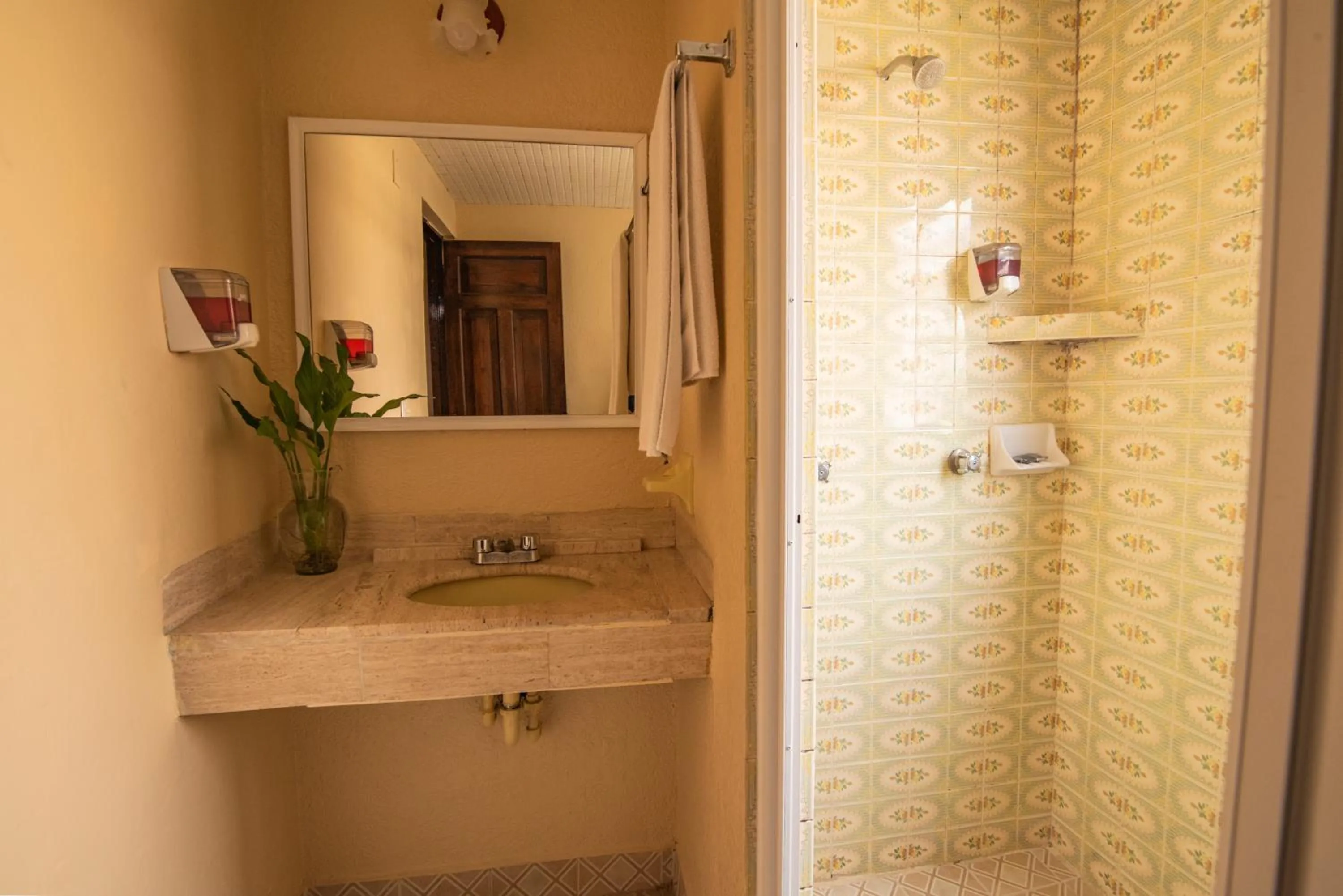 Shower in Hotel Palacio de Moctezuma