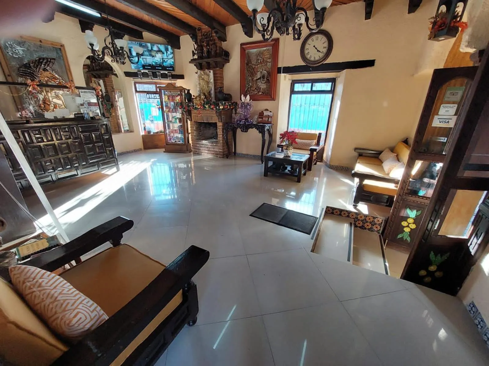 Lobby or reception in Hotel Palacio de Moctezuma