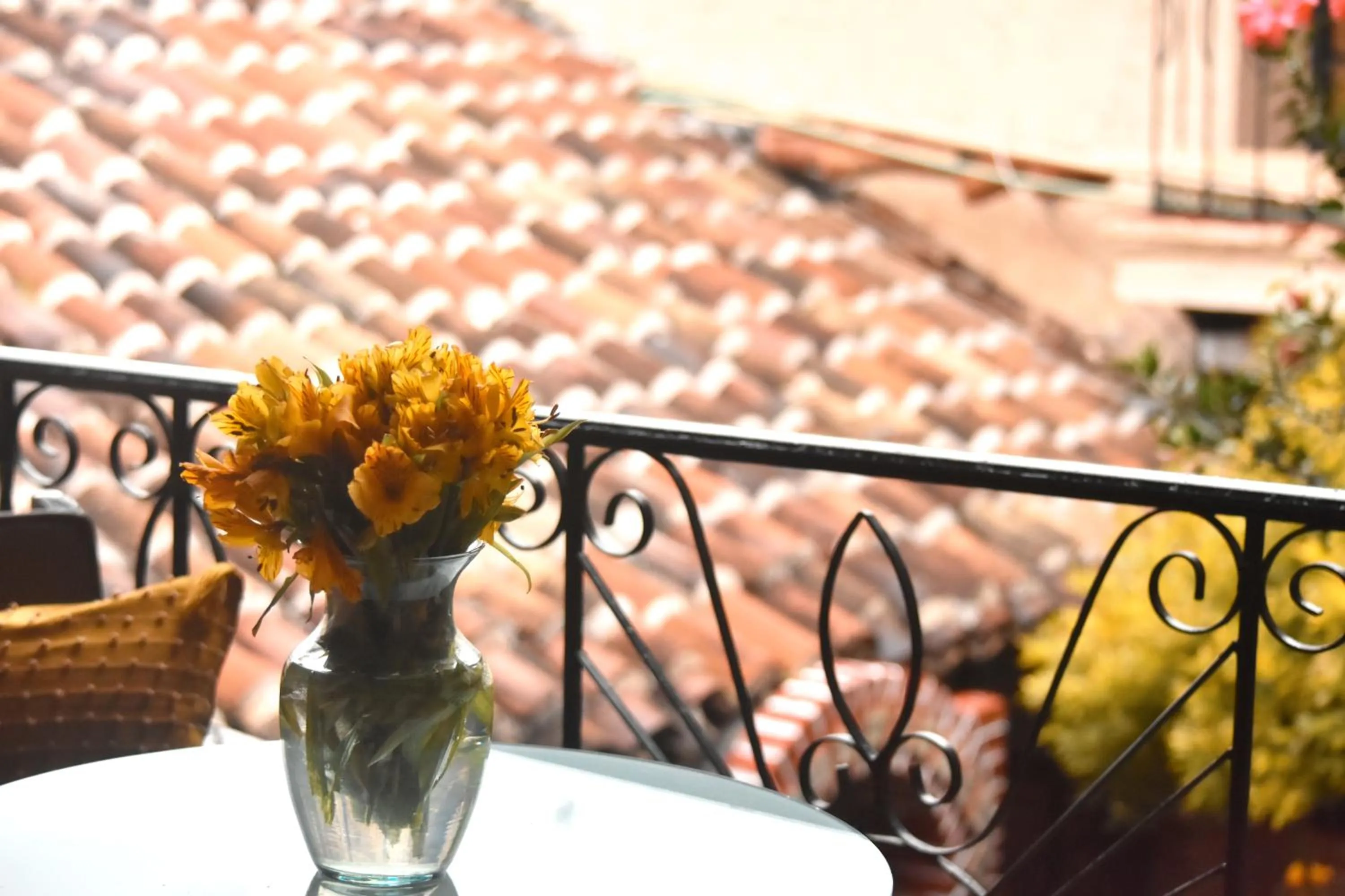 Balcony/Terrace in Hotel Palacio de Moctezuma
