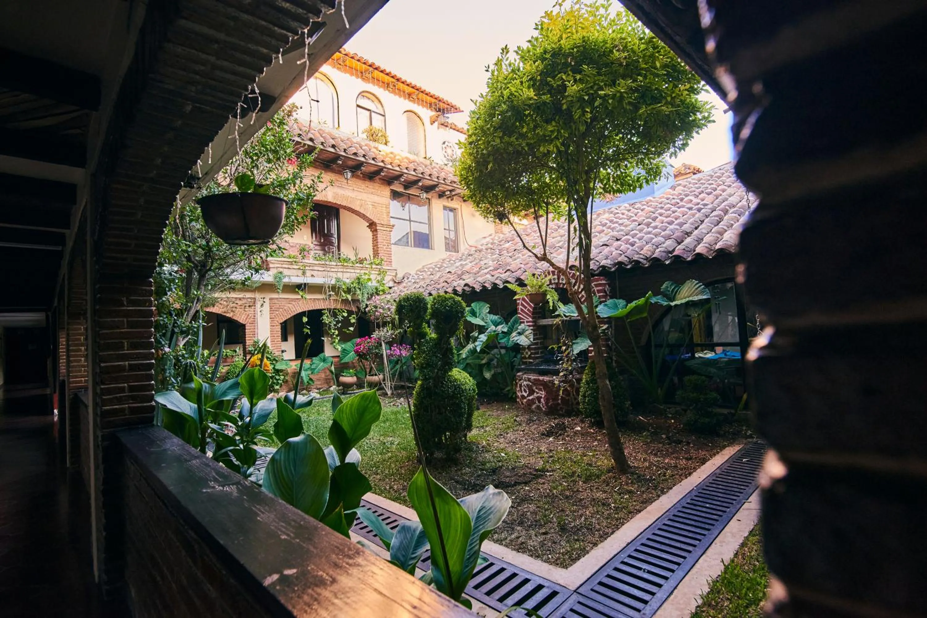 Garden in Hotel Palacio de Moctezuma