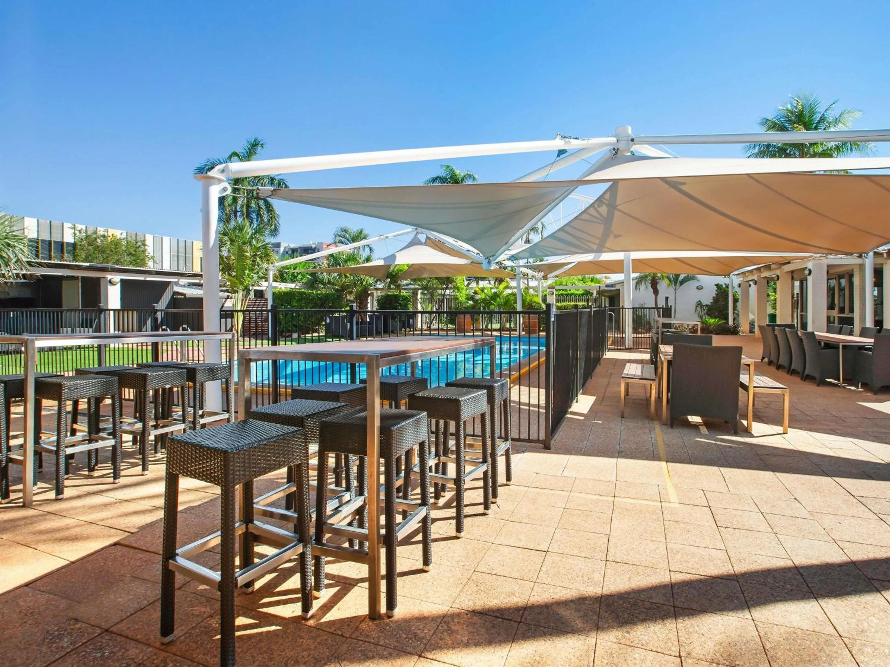 Pool view in Ibis Styles Karratha