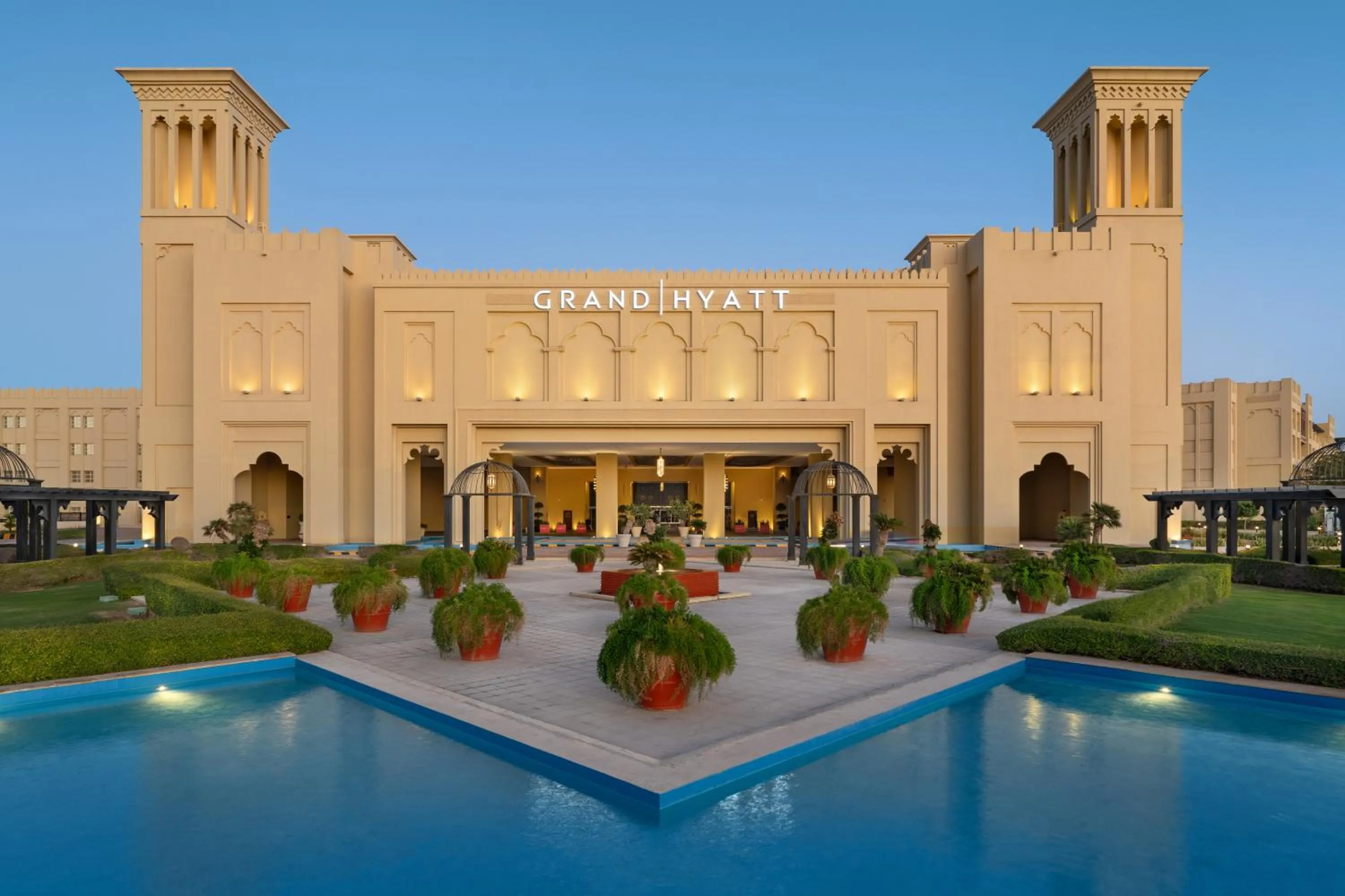 Property building in Grand Hyatt Doha Hotel & Villas
