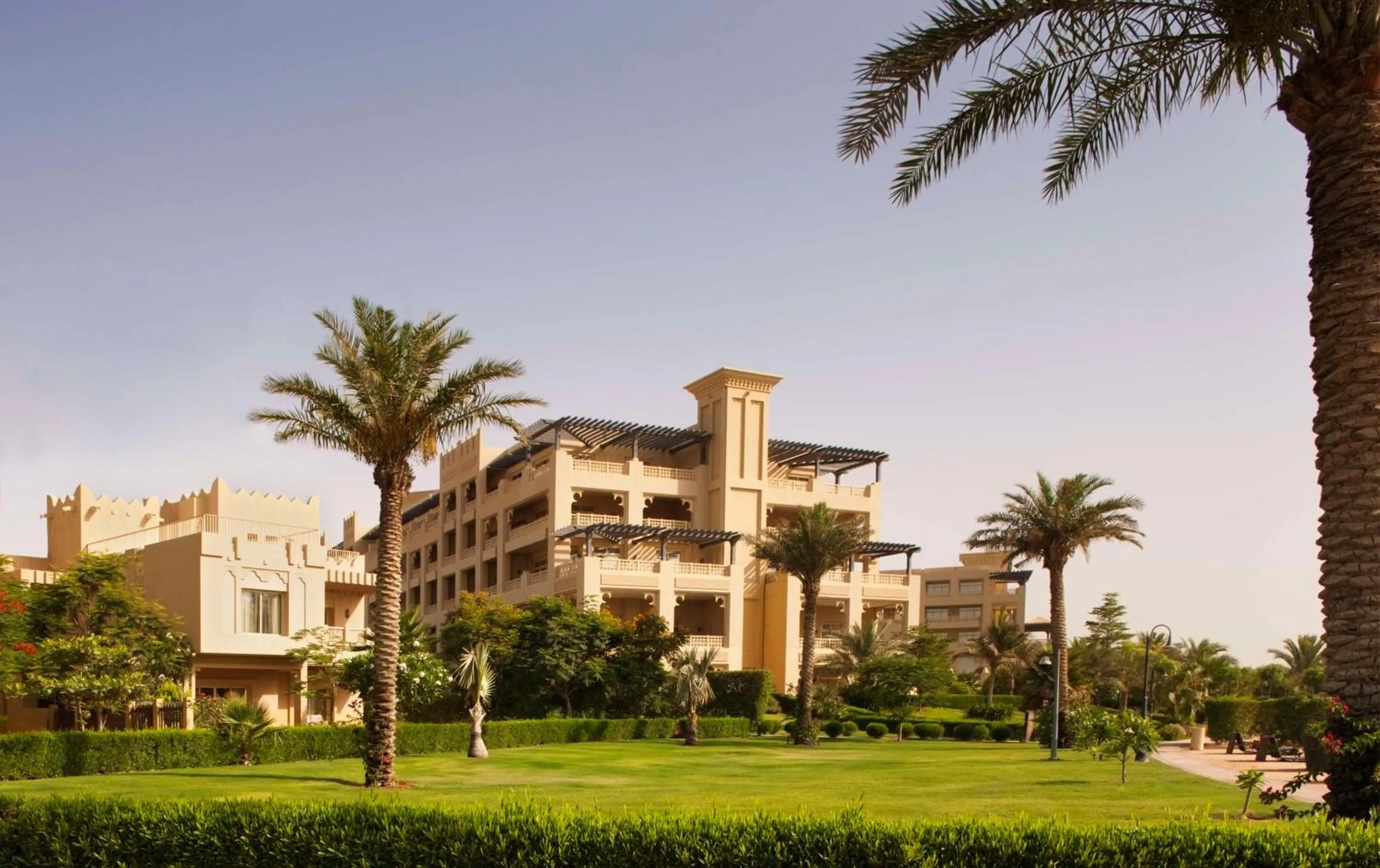 Property building in Grand Hyatt Doha Hotel & Villas