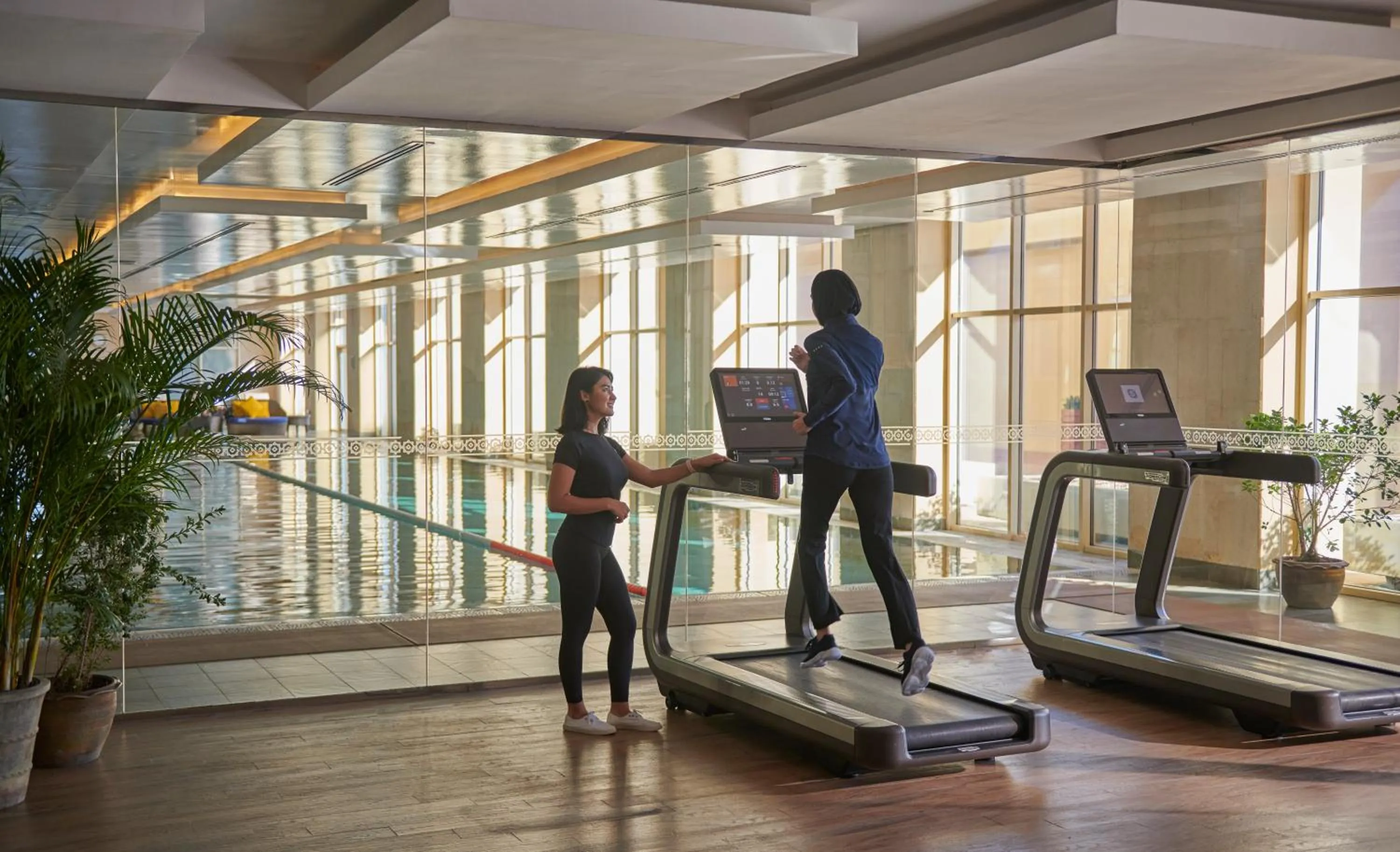 Fitness centre/facilities in Grand Hyatt Doha Hotel & Villas