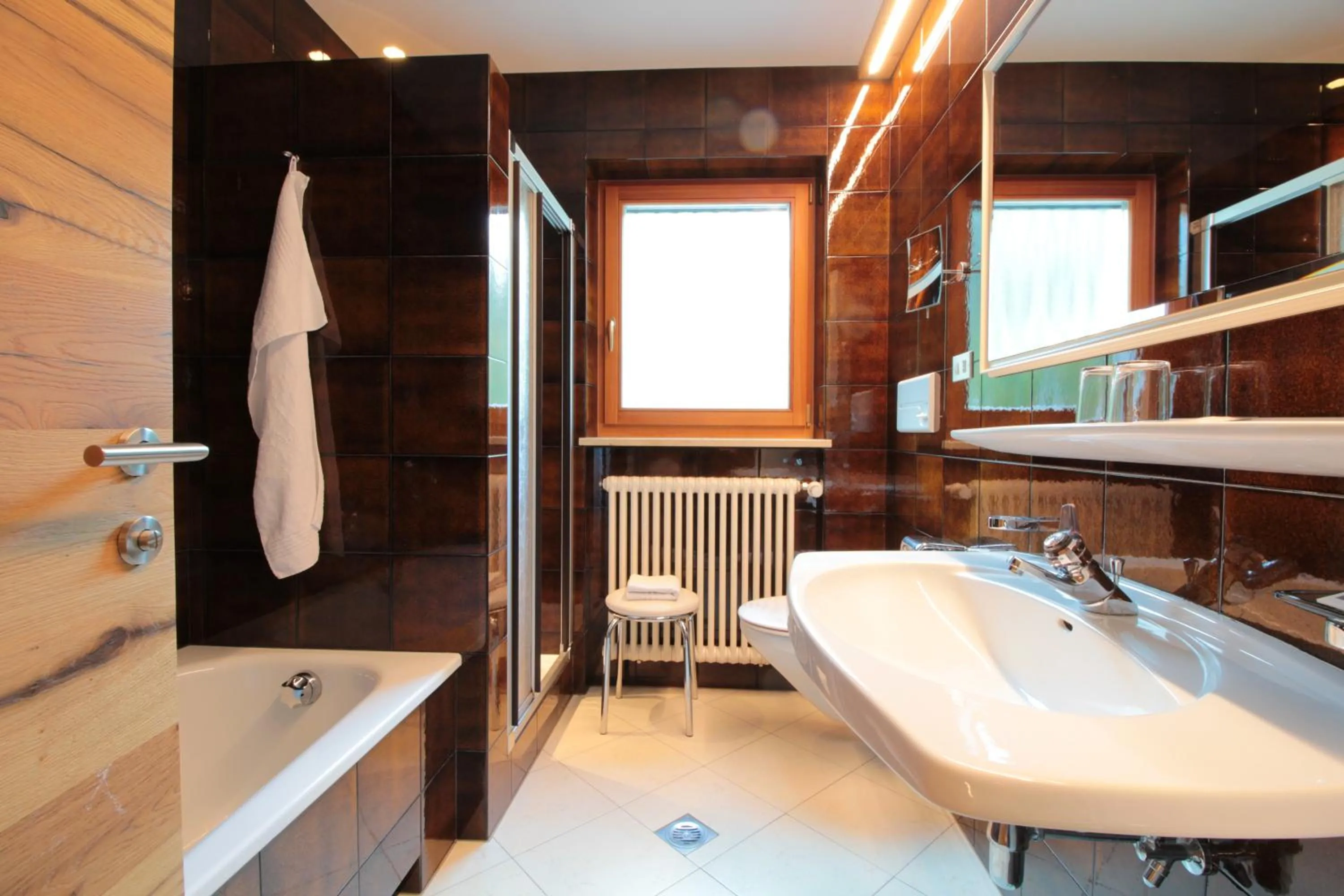 Bathroom in Appartement Hotel Erlhof Deluxe