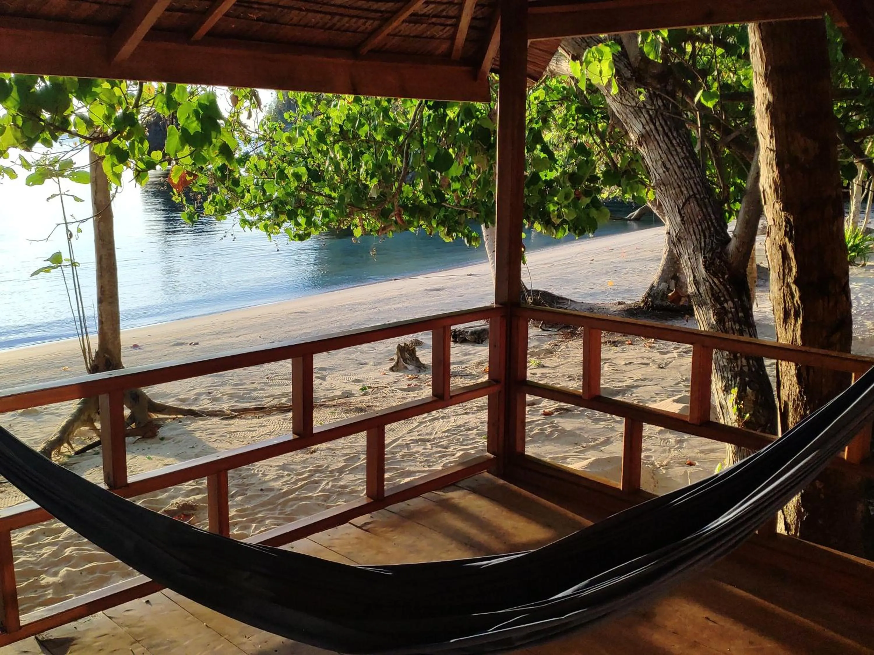 Patio in Harmony Bay Resort and Dive Center