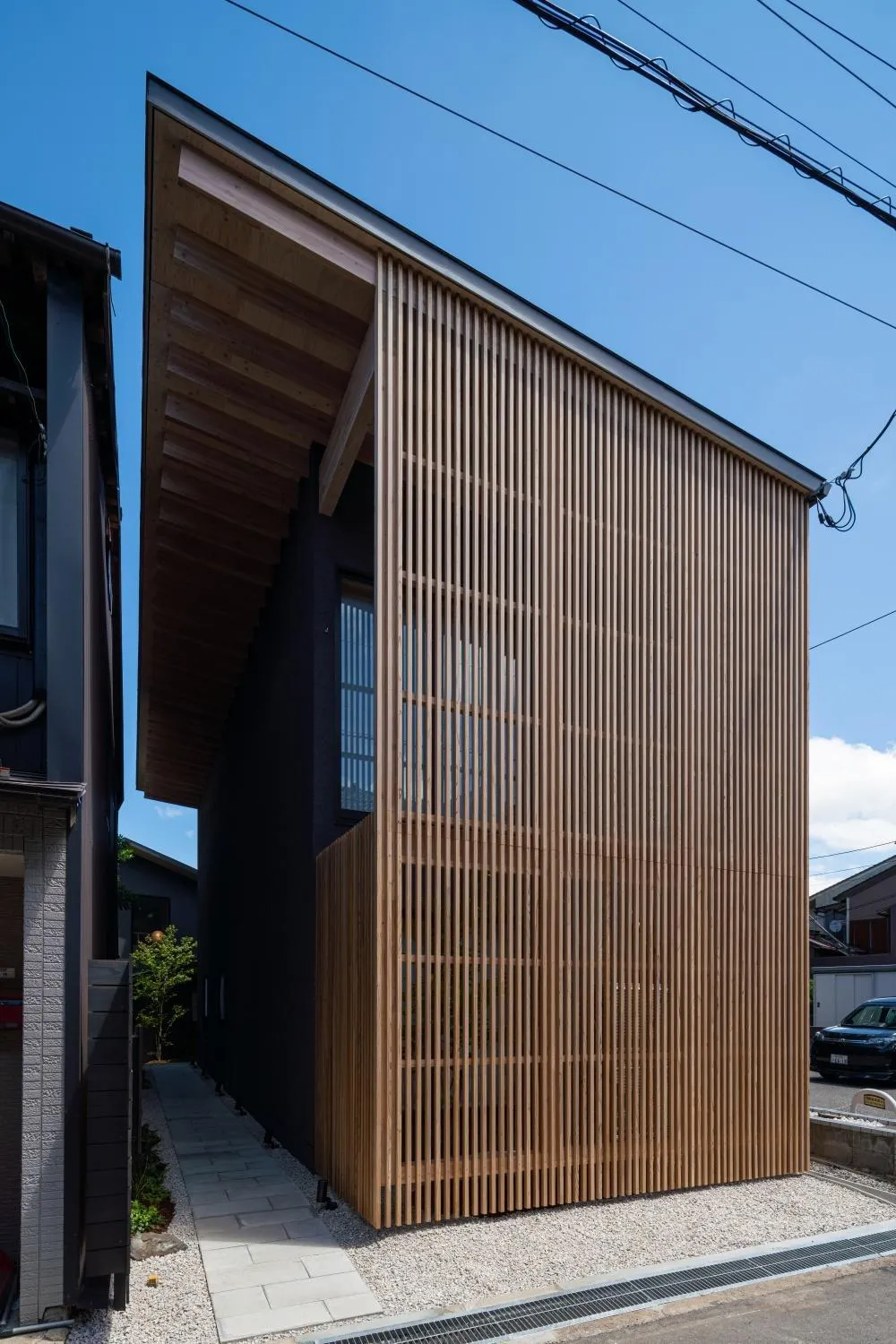 Facade/entrance in Gunjo no Tsuki