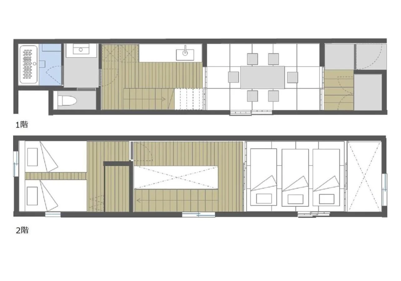 Floor plan in Gunjo no Tsuki