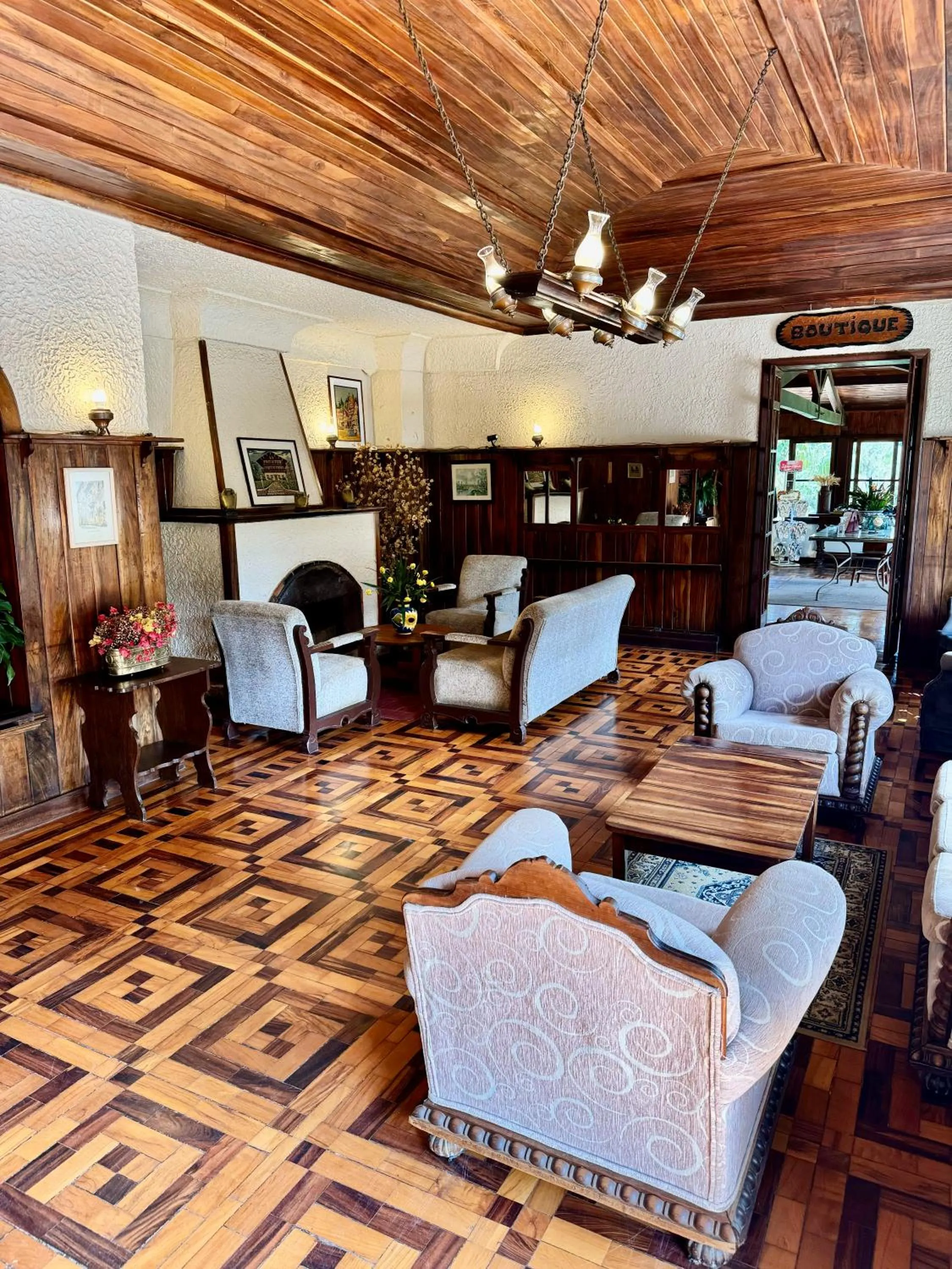 Living room in Hotel Fazenda São Moritz