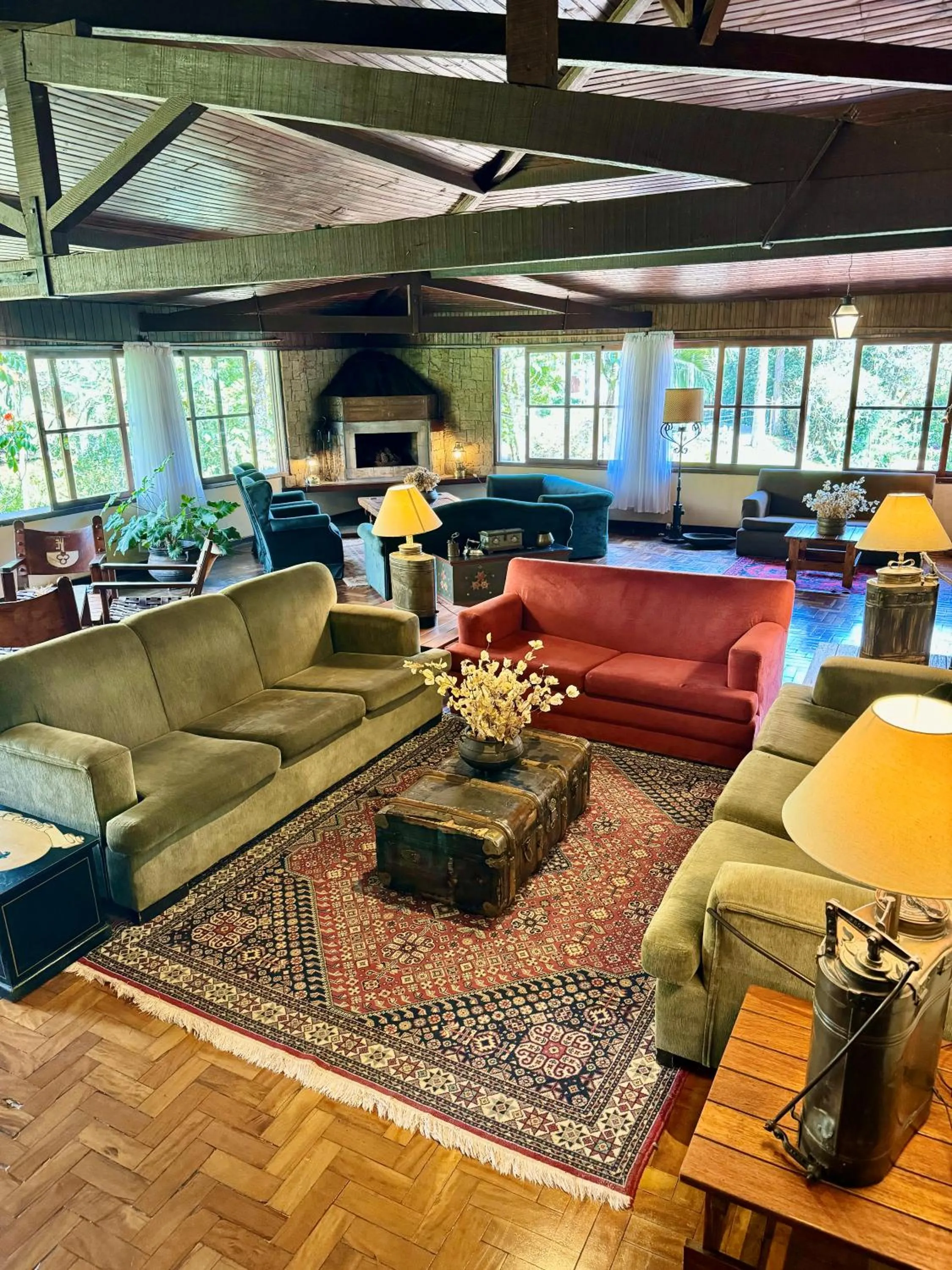 Living room in Hotel Fazenda São Moritz