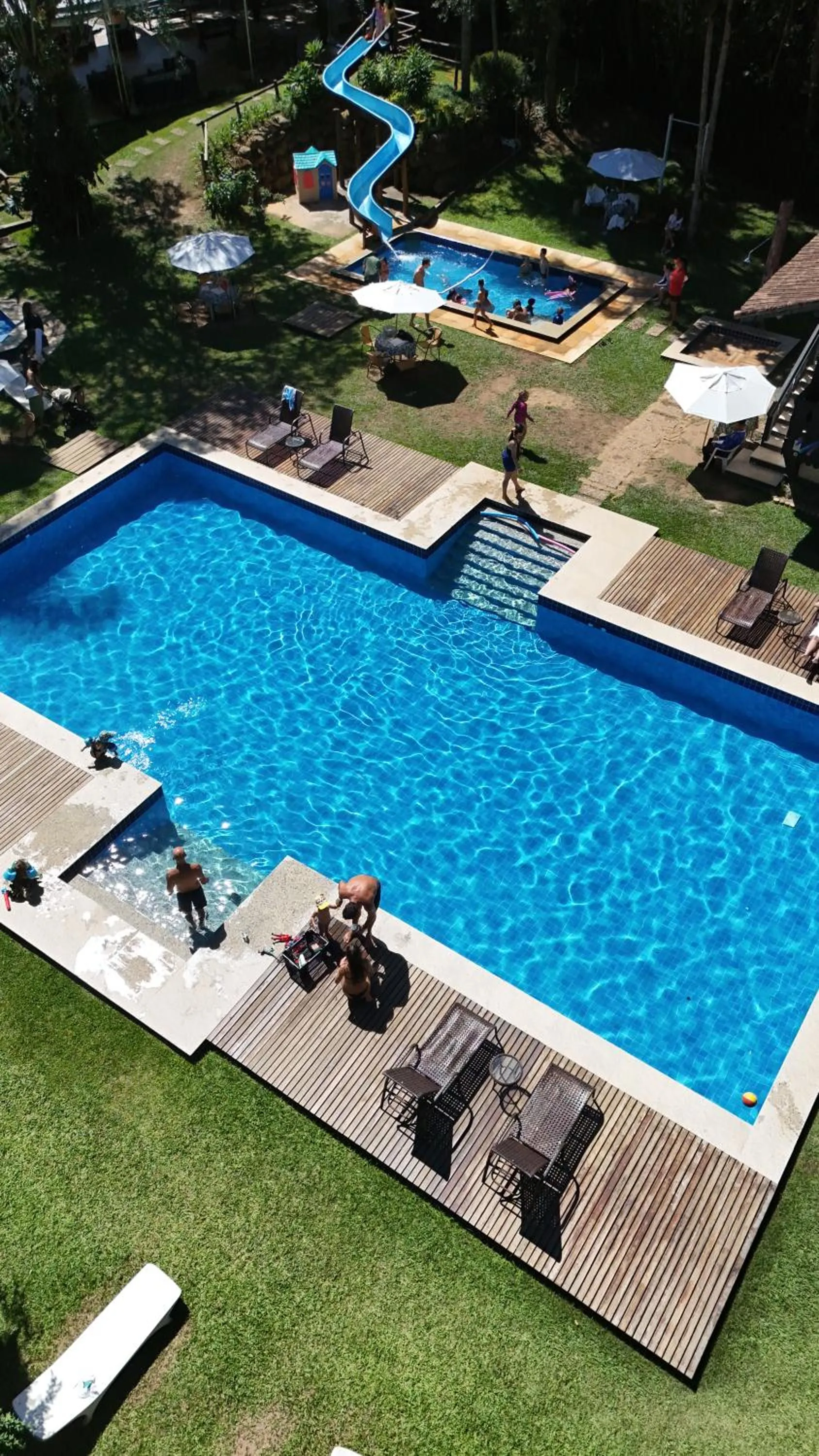 Swimming pool in Hotel Fazenda São Moritz