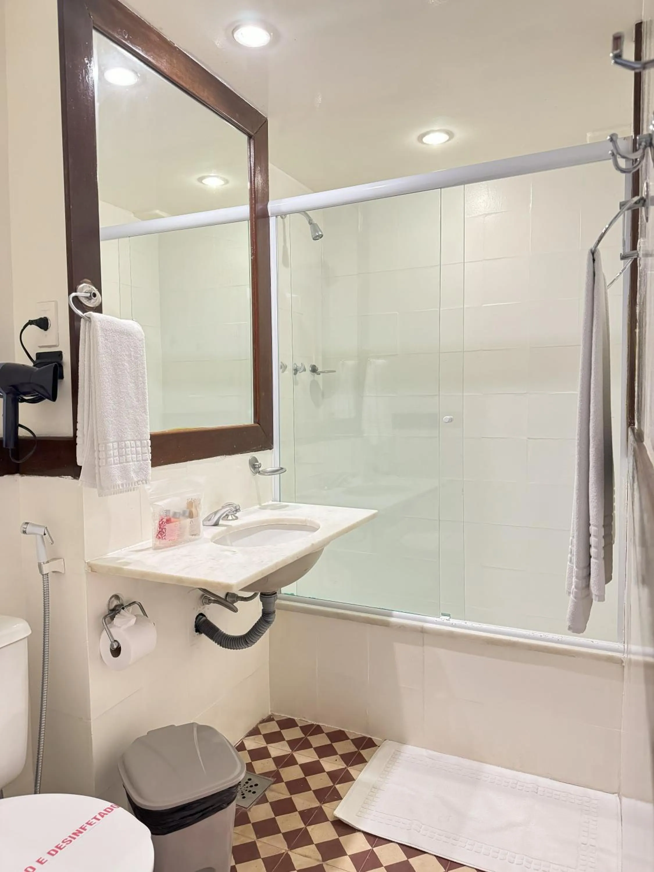 Shower in Hotel Fazenda São Moritz